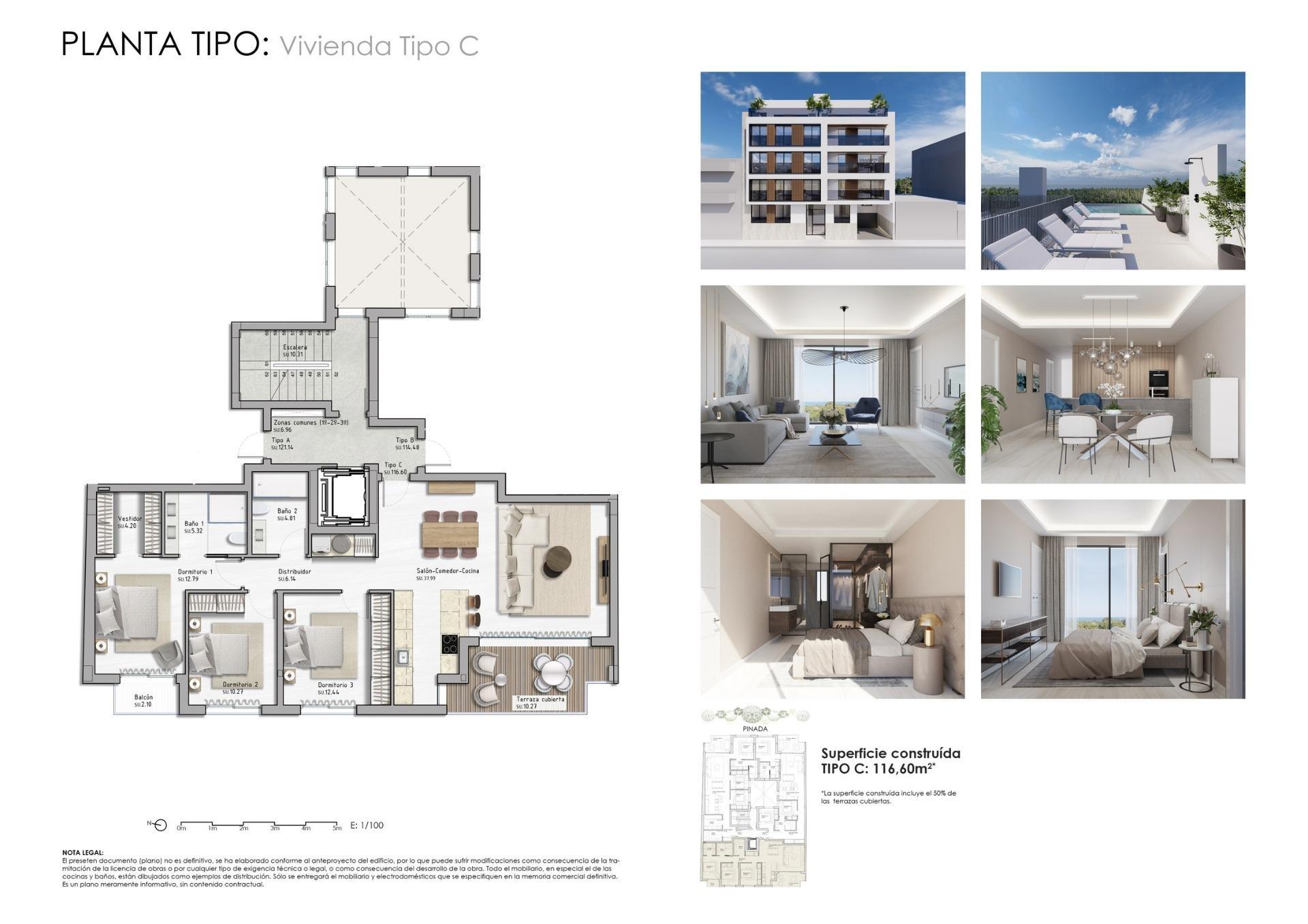 Modernos apartamentos de nueva construcción en el centro de Guardamar del Segura — 14