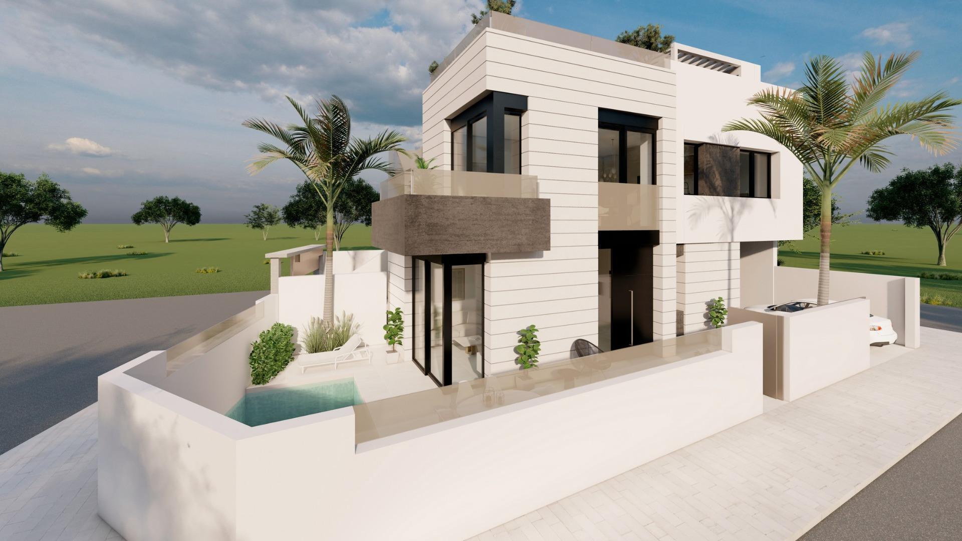 Bungalows neufs exclusifs avec piscine privée à Pilar de la Horadada — 2