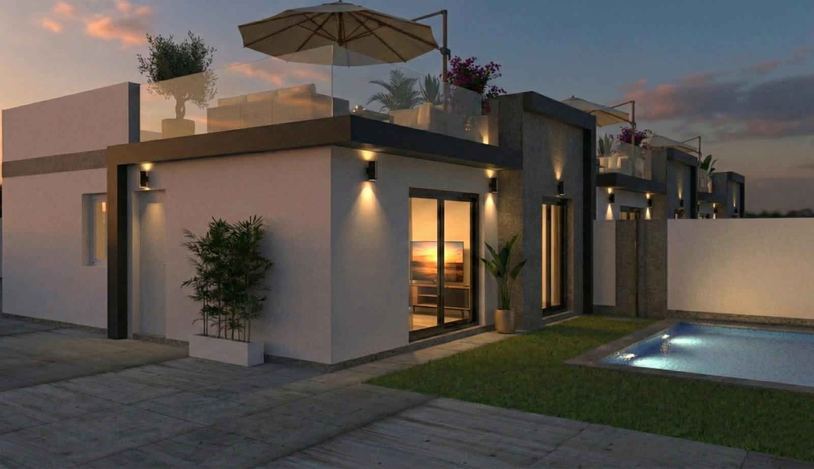Luxury Single Level Villas with Private Pools in Balsicas, Murcia — 3