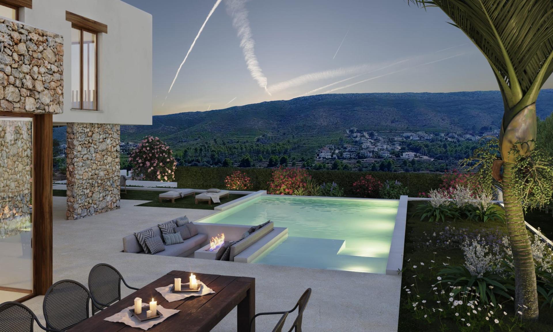 Ibiza Style Luxury Villa with Panoramic Views in Las Laderas, Javea — 2