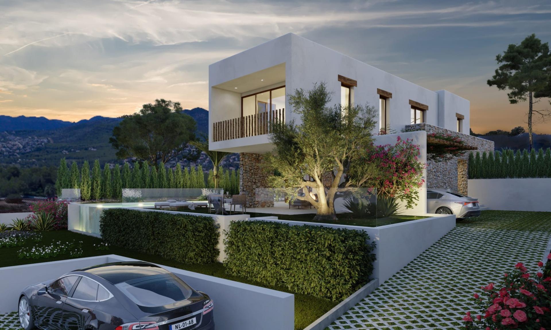 Ibiza Style Luxury Villa with Panoramic Views in Las Laderas, Javea — 3