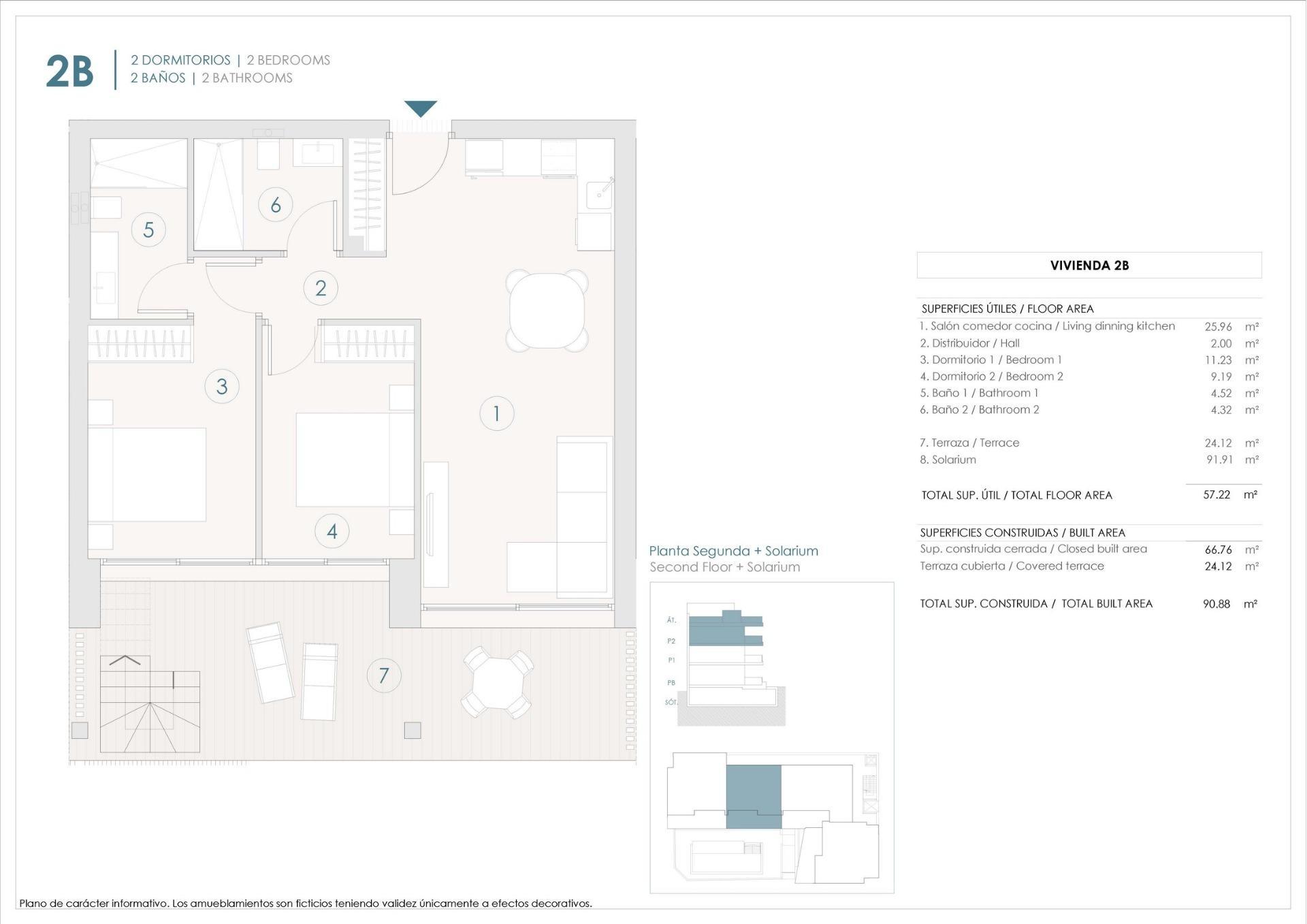 Apartamentos de nueva construcción en Benijófar con una ubicación céntrica — 7