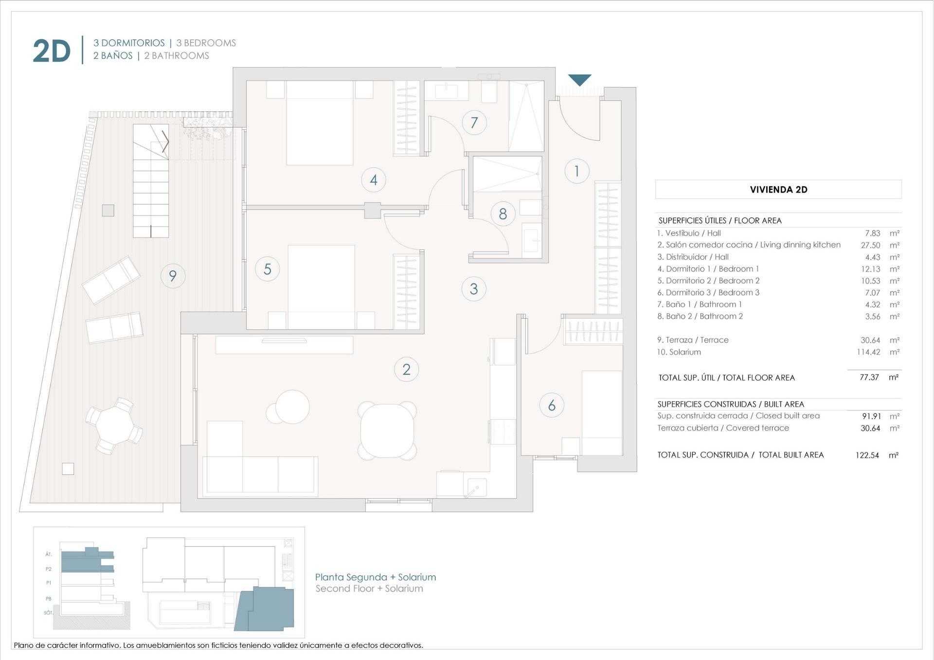 Apartamentos de nueva construcción en Benijófar con una ubicación céntrica — 7
