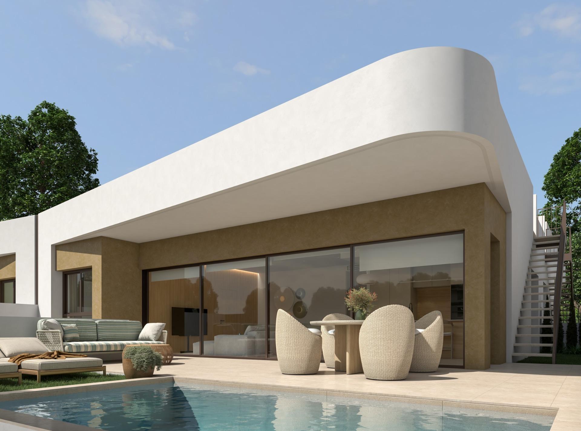 Villas de nueva construcción con piscina privada en Dolores, Alicante — 15