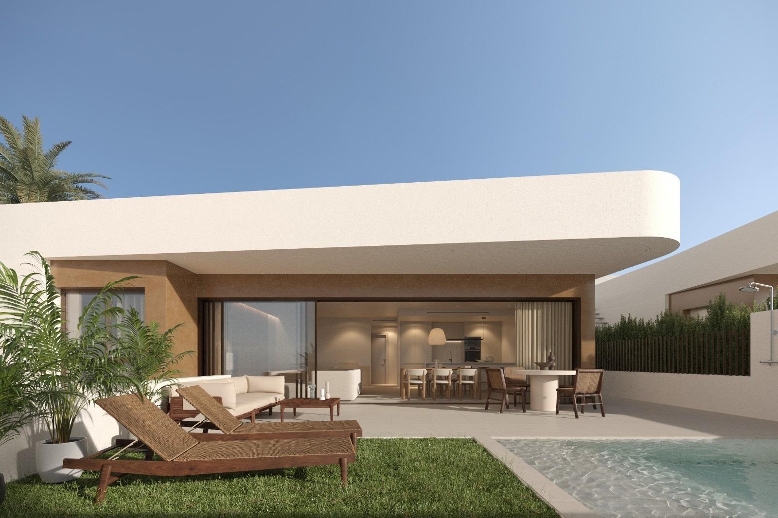Villas de nueva construcción con piscina privada en Dolores, Alicante — 3
