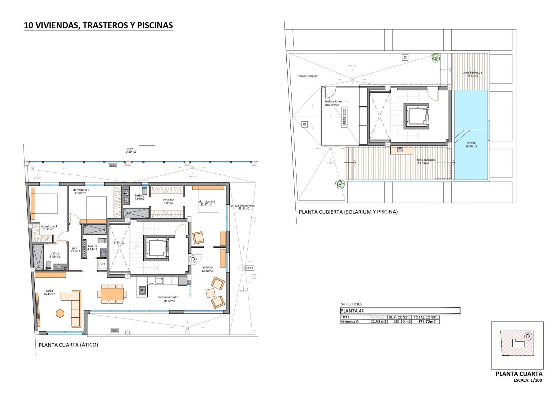 Apartamentos de nueva construcción a solo 100 m de la playa en Lo Pagán, San Pedro del Pinatar — 10