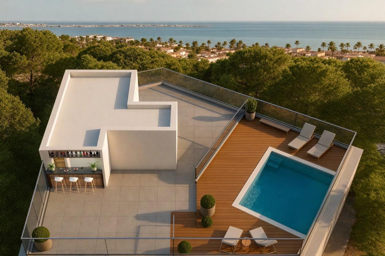 Apartamentos turísticos de nueva construcción cerca de la playa en Lo Pagán, San Pedro del Pinatar — 3