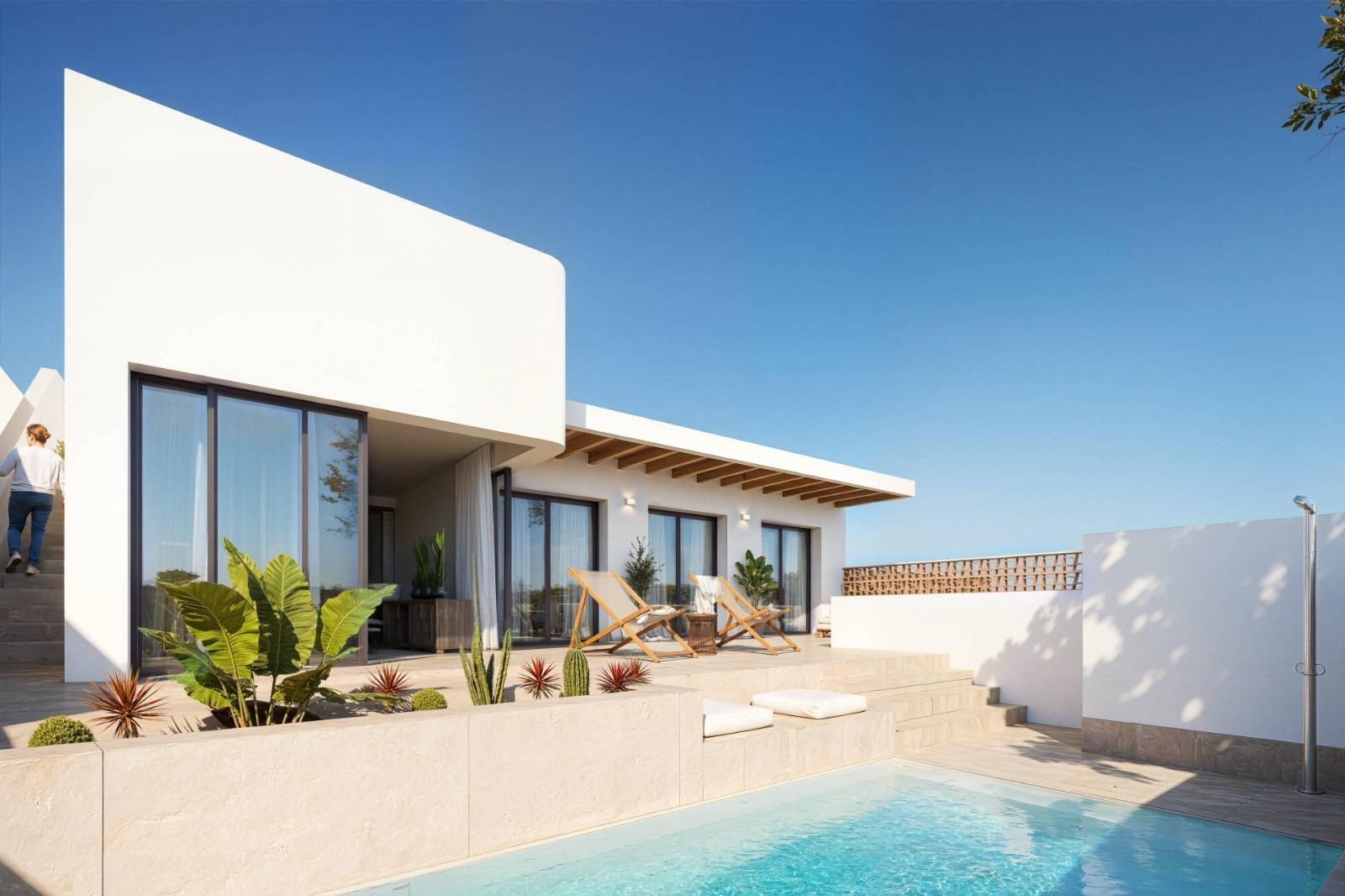 Nowe domy w stylu Ibiza w Dolores na Costa Blanca — 4