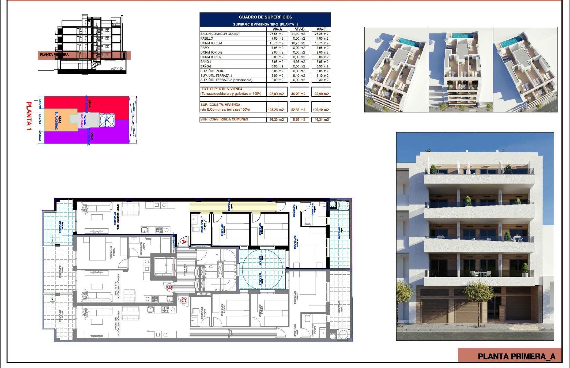 Apartamentos de nueva construcción en Torrevieja A solo 600 m de la Playa del Cura — 13
