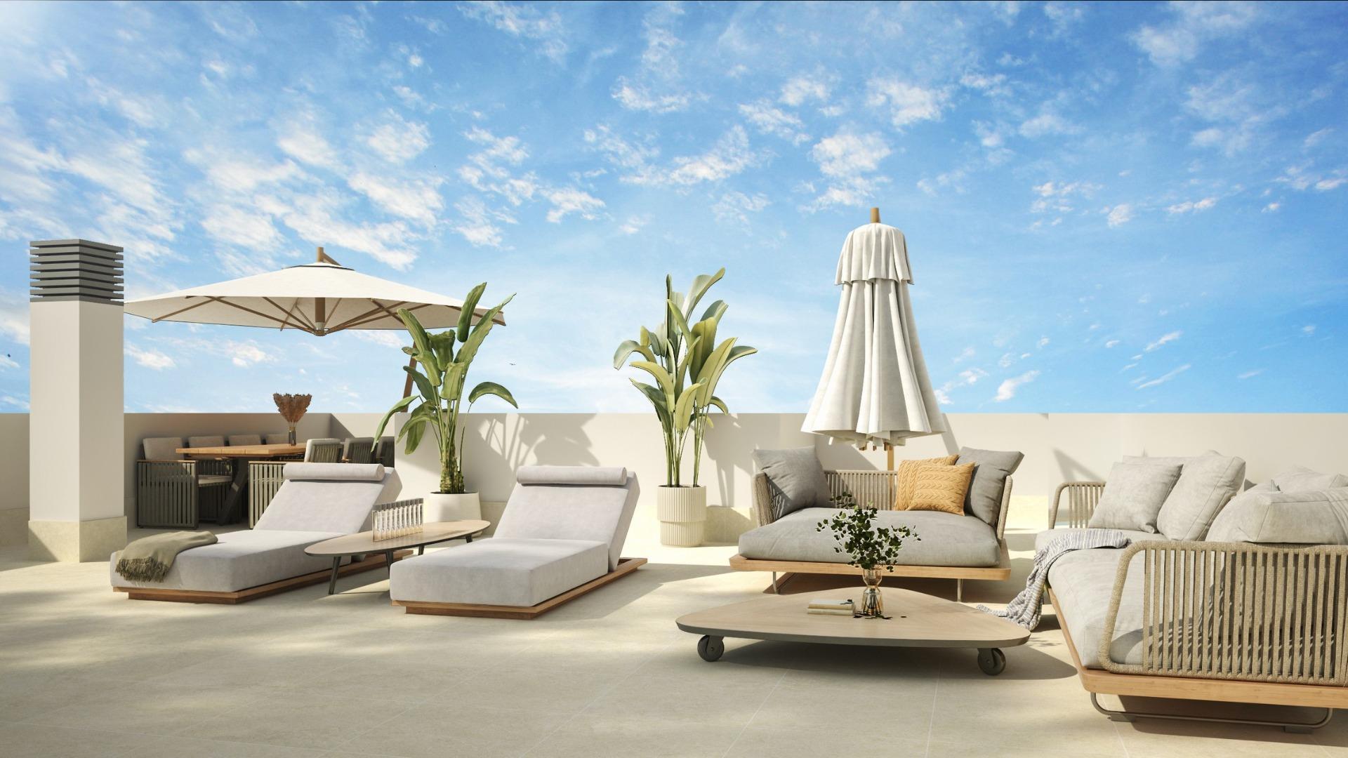Neubau-Reihenhäuser mit privatem Pool in Avileses, Murcia — 3