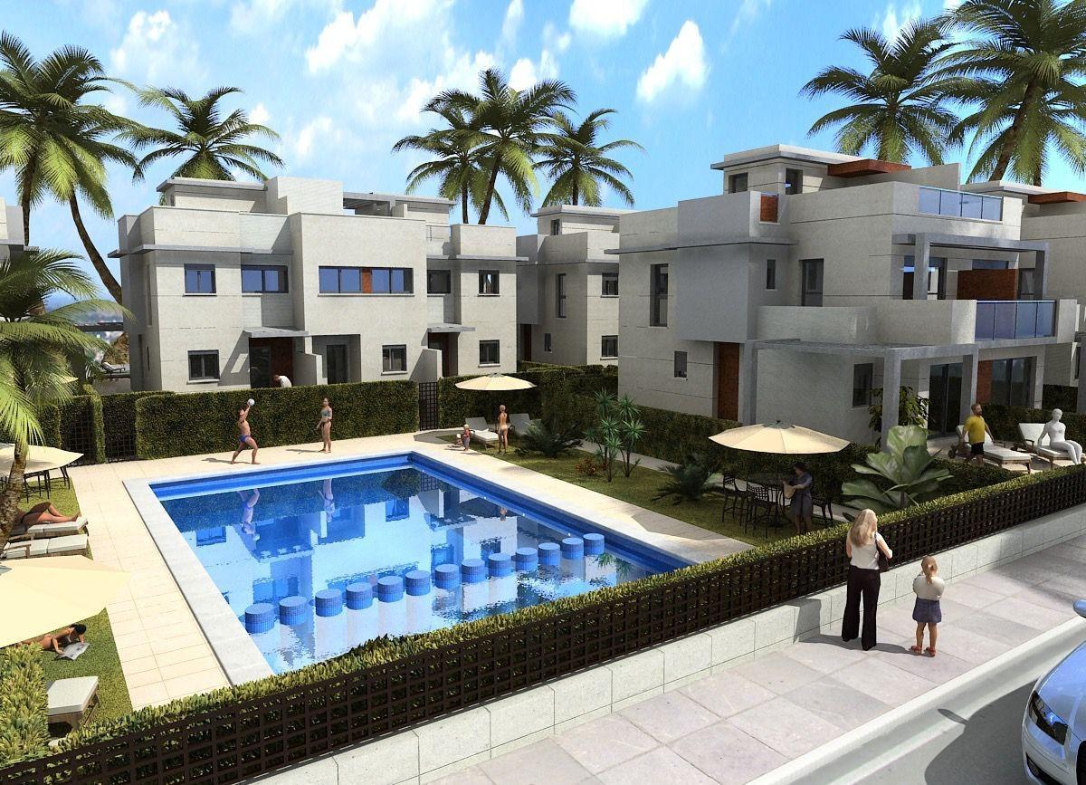 Moderne halfvrijstaande villa's met uitzicht op zee in Puerto de Mazarron — 3