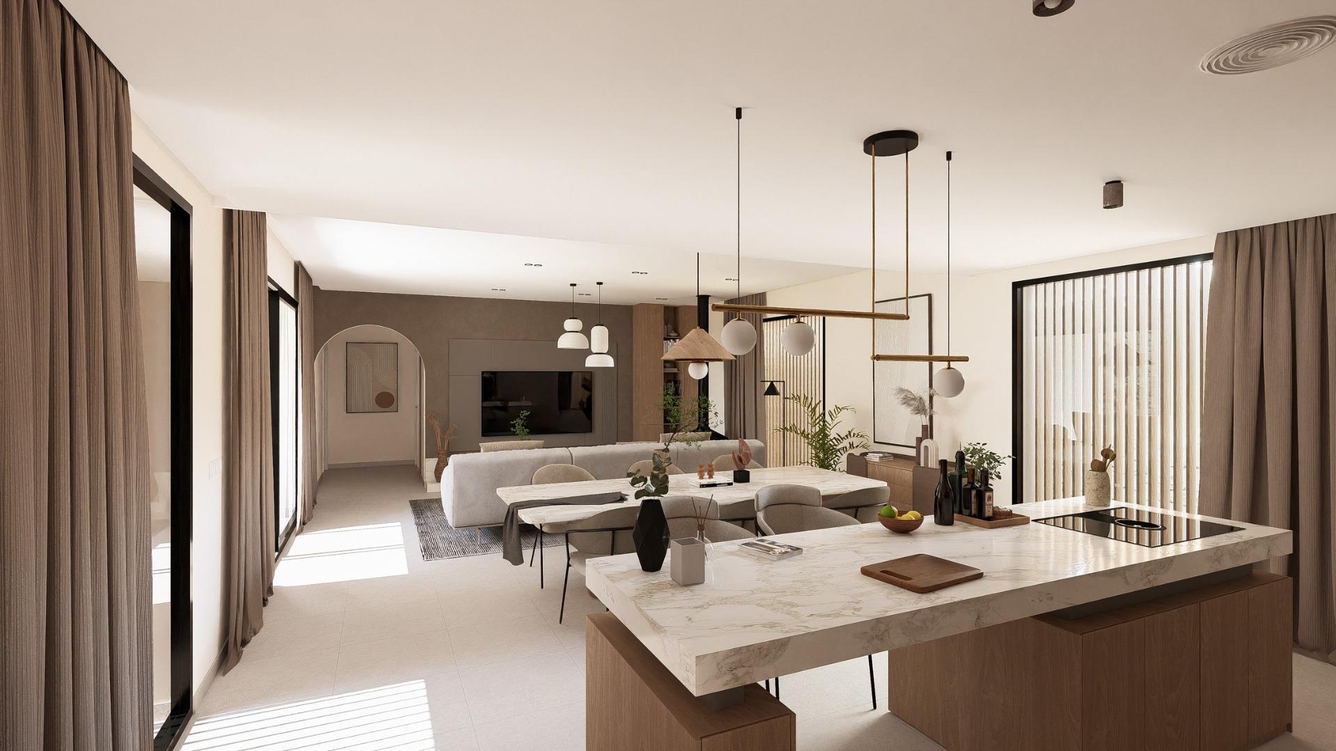 Contemporary One Level Villas in Altaona Golf Resort Murcia — 13