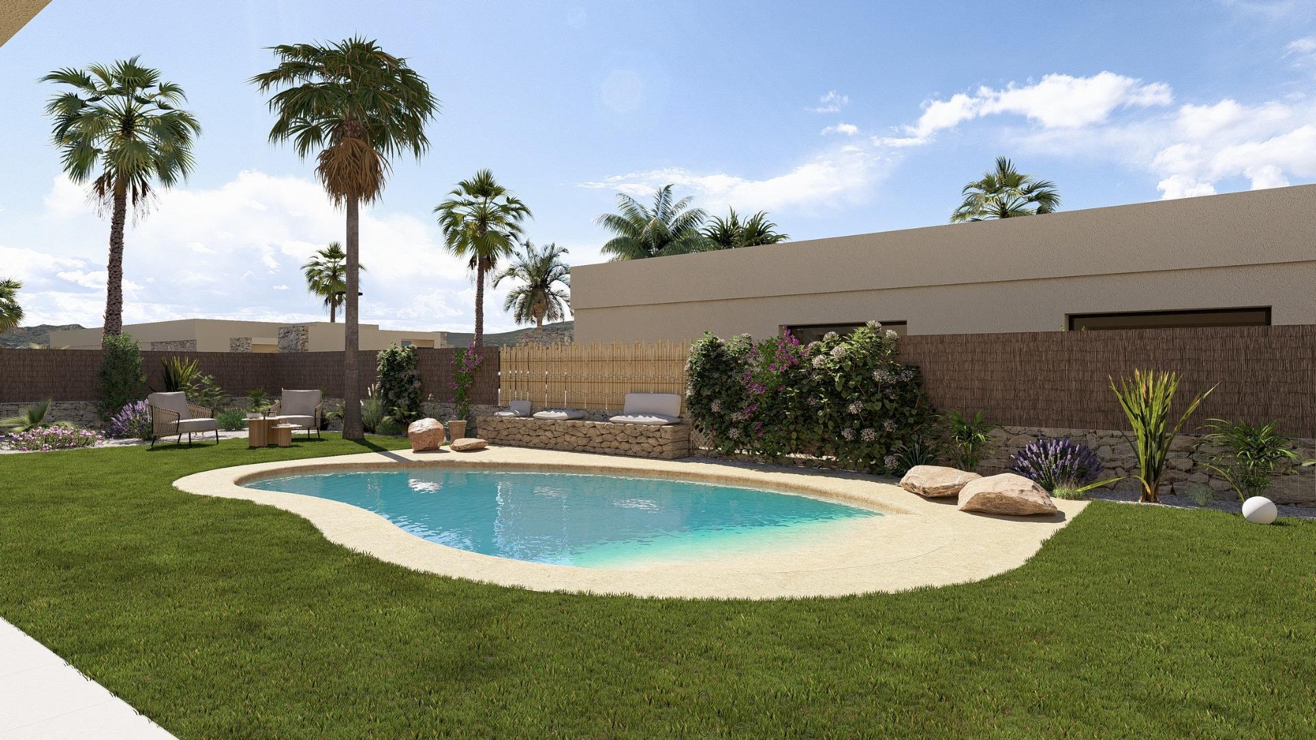 Contemporary One Level Villas in Altaona Golf Resort Murcia — 2