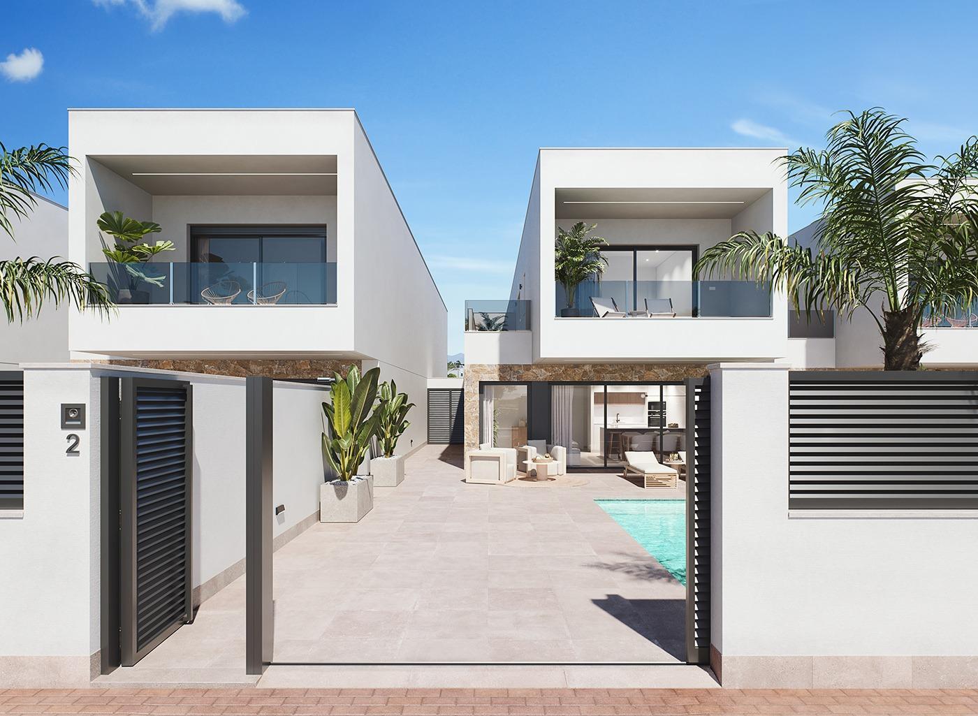 Moderne nieuwbouwwoningen met privézwembad in San Pedro del Pinatar — 4