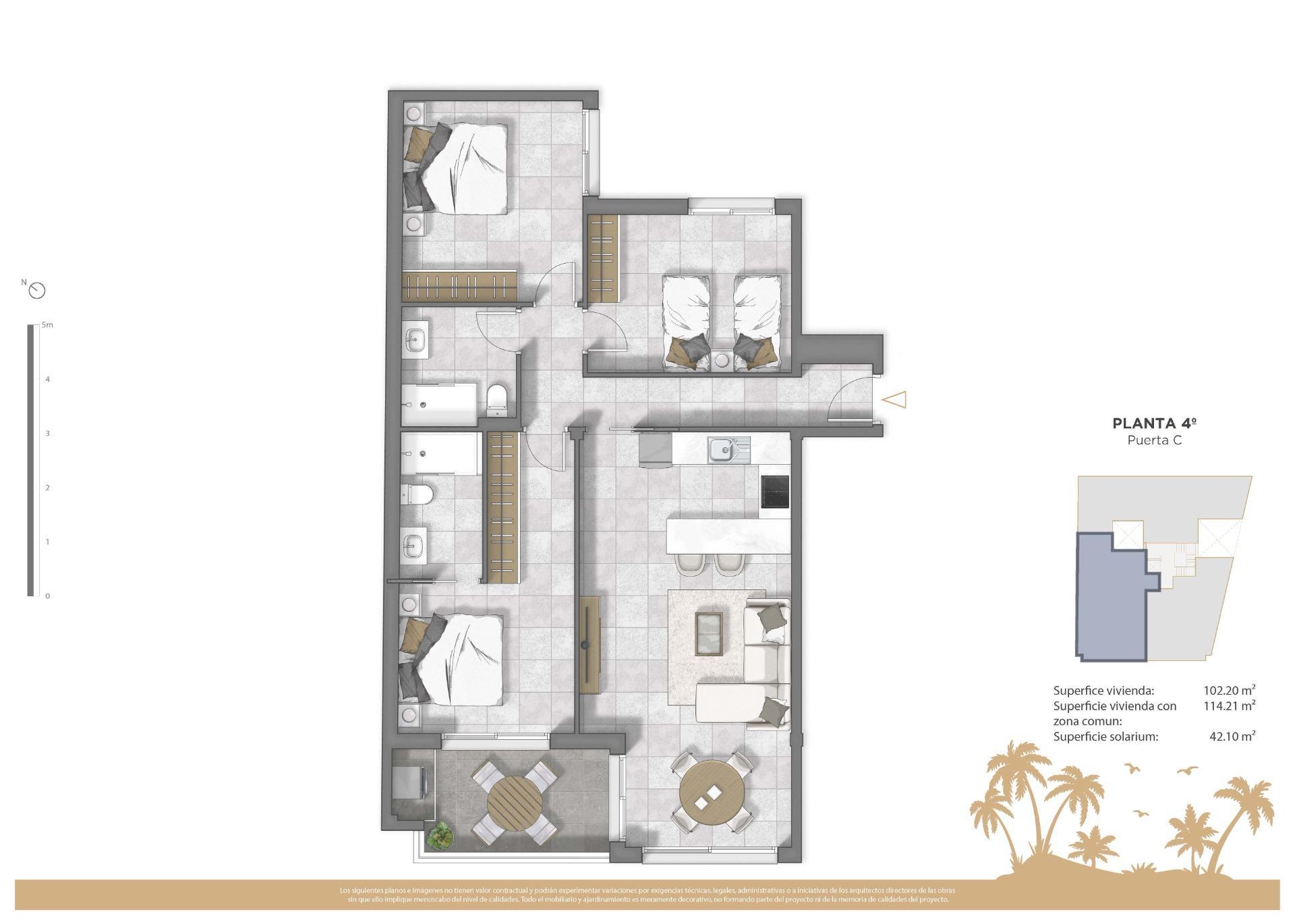 Apartamentos de nueva construcción en el centro de Guardamar del Segura, Costa Blanca — 8
