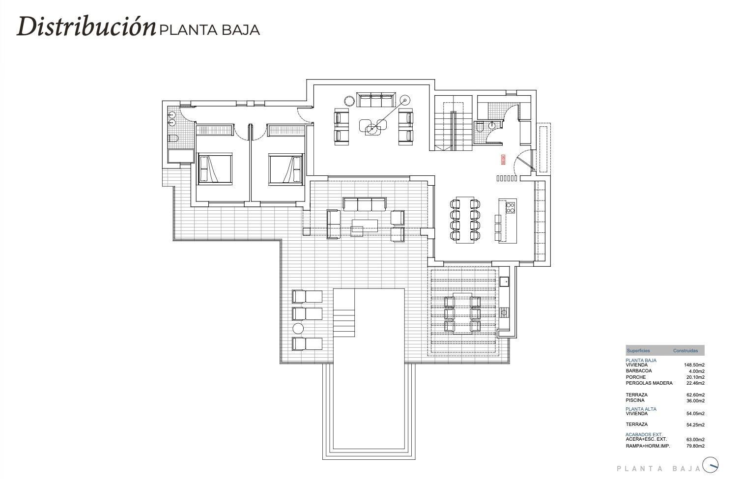 Luxuriöse Villa im ibizenkischen Stil in La Fustera (Benissa Costa) Nur 1 km vom Strand entfernt — 9