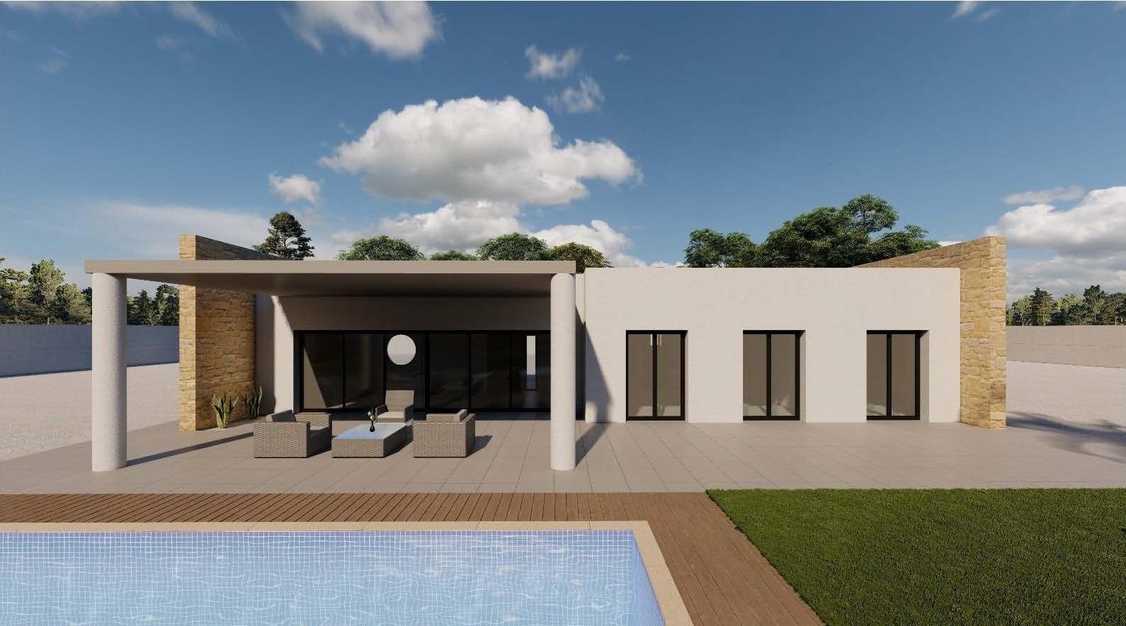 Modern newly built villa on a large rural plot near Pinoso — 2