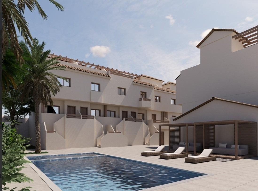Neubau-Reihenhäuser mit Meerblick in Portman Murcia