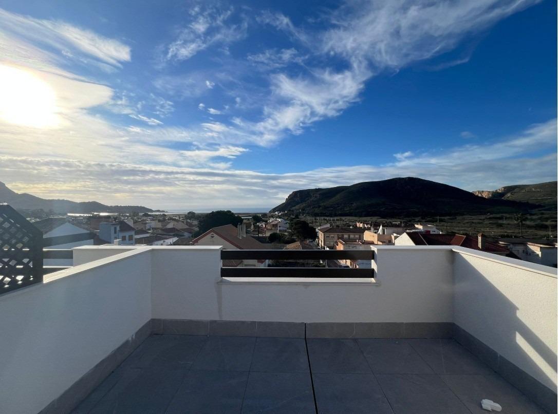 Casas adosadas de nueva construcción con vistas al mar en Portman, Murcia — 6
