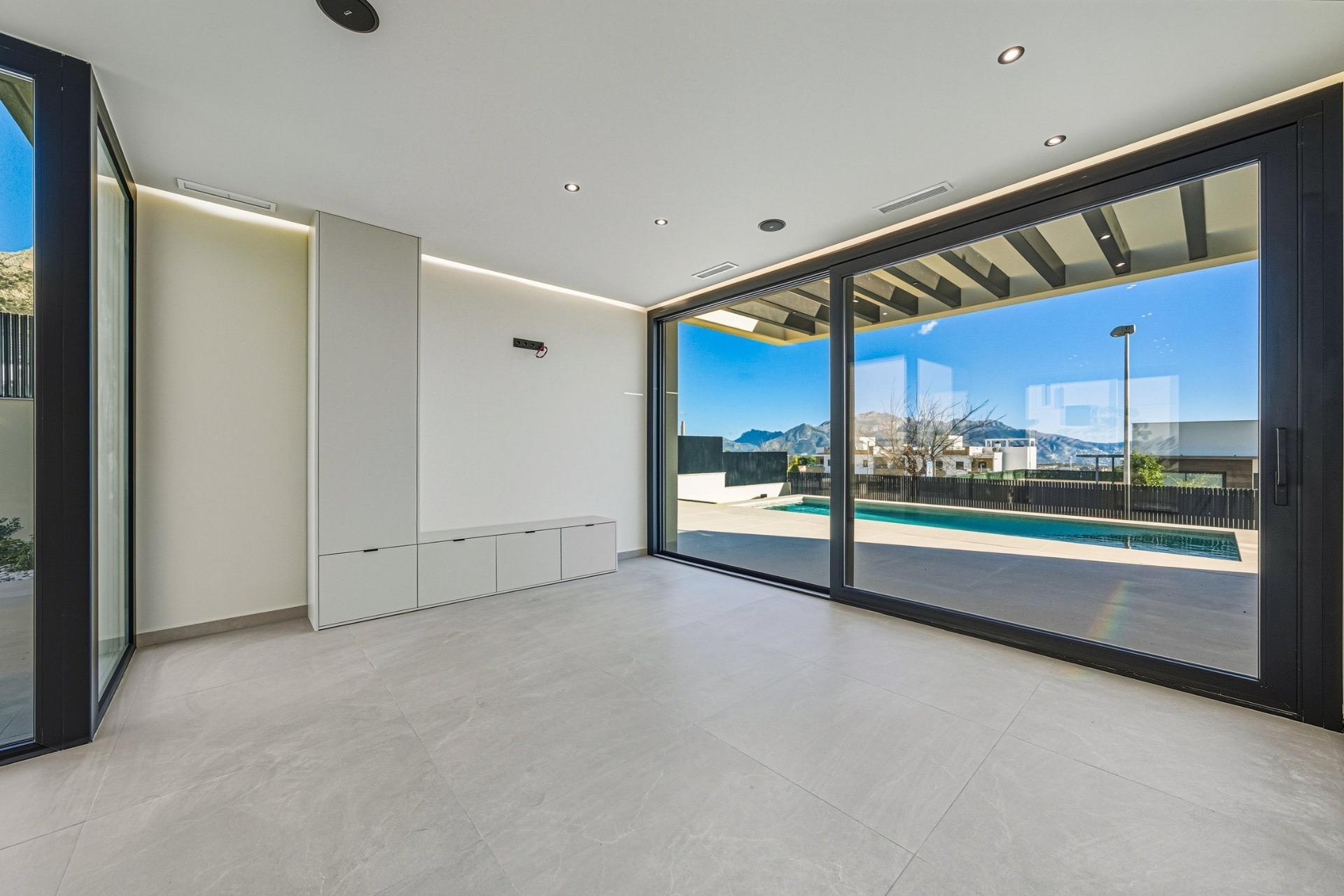 Villa neuve prête à emménager avec vue sur la mer à La Alberca Polop — 12