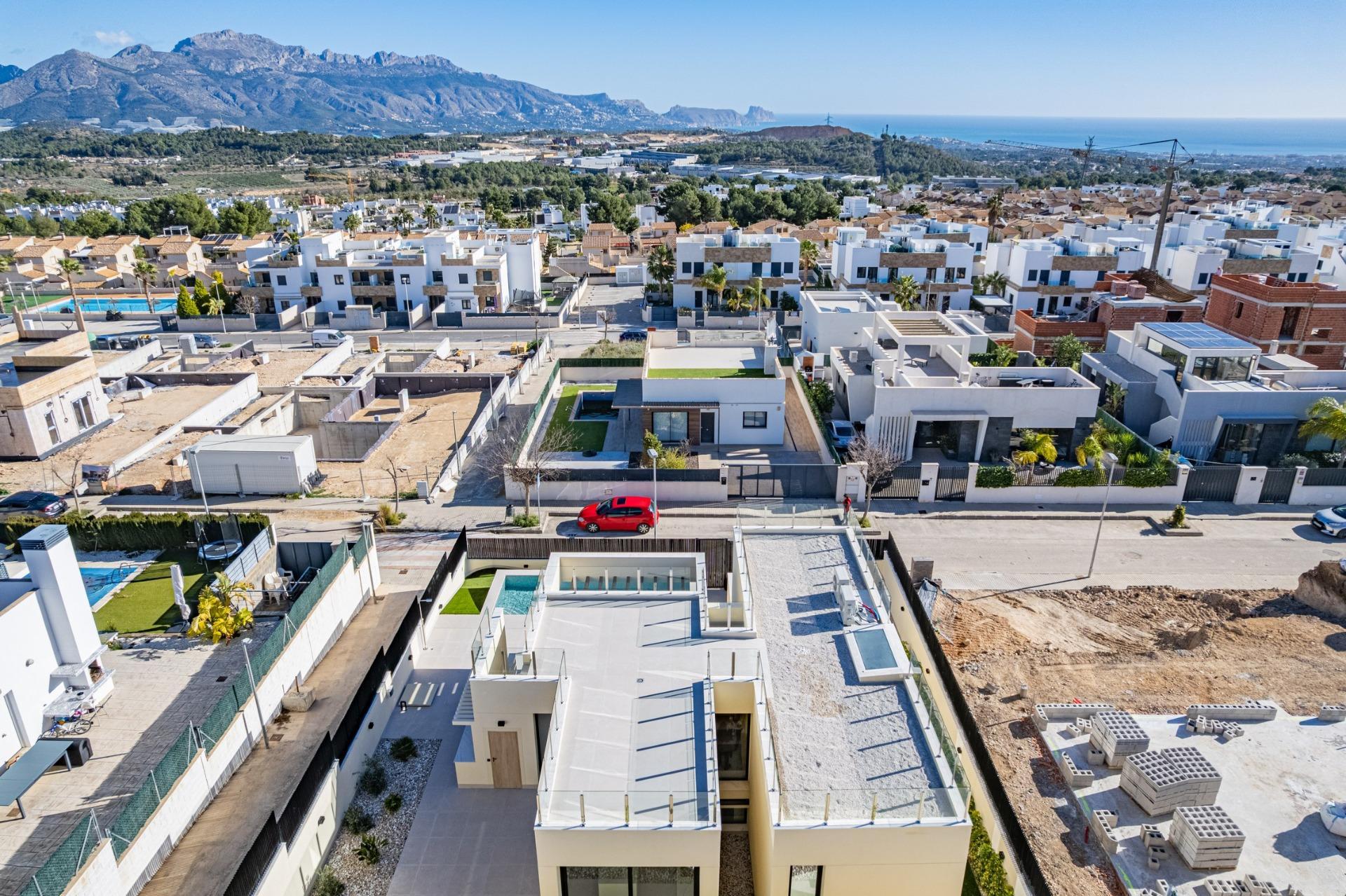Villa neuve prête à emménager avec vue sur la mer à La Alberca Polop — 3