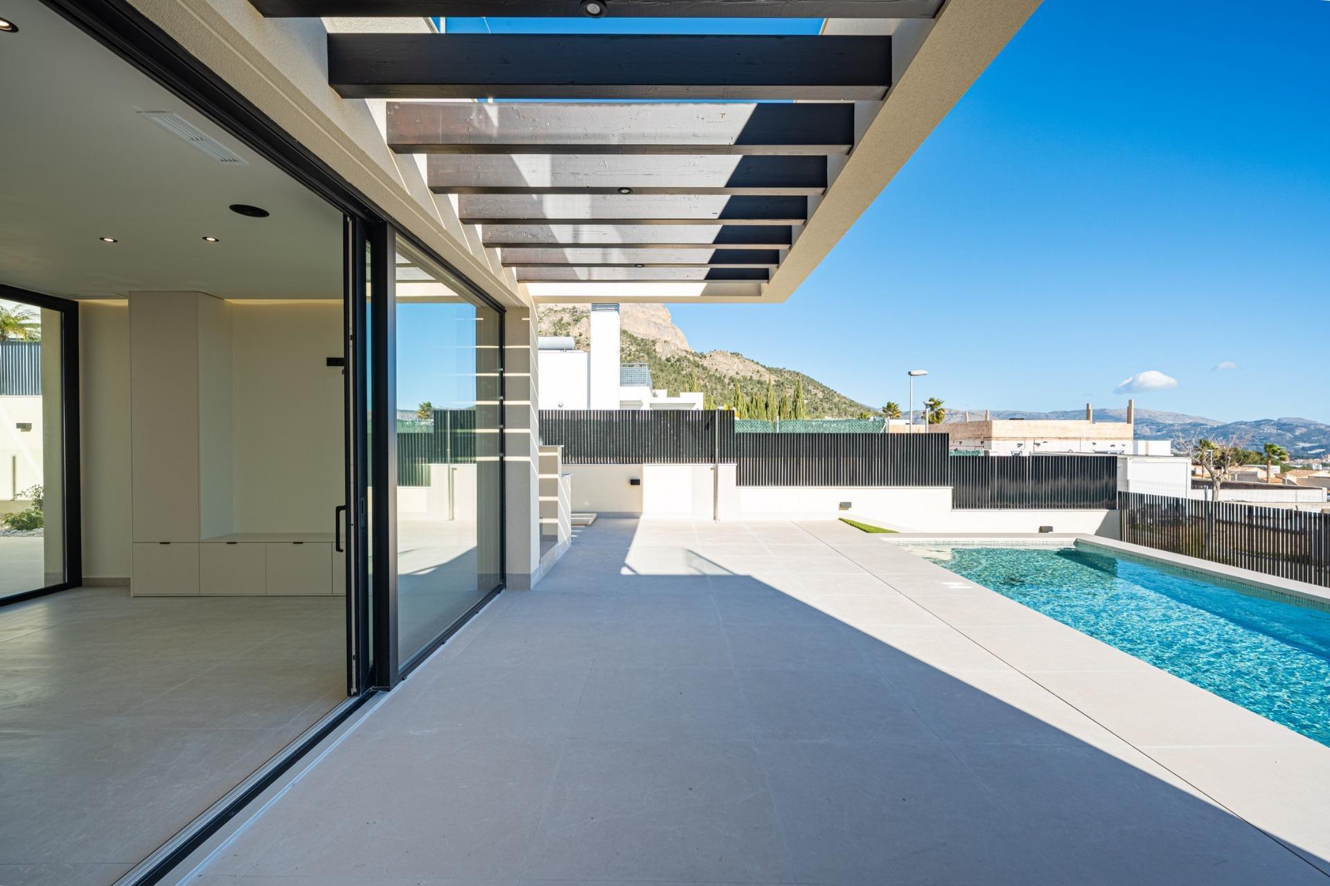 Villa neuve prête à emménager avec vue sur la mer à La Alberca Polop — 5