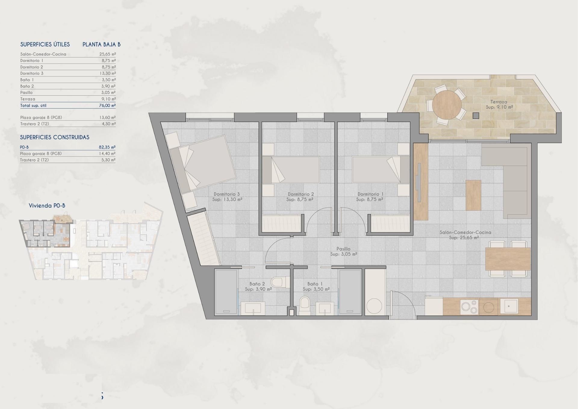Apartamentos de nueva construcción en venta en Lo Pagan (San Pedro del Pinatar) cerca de la playa — 11