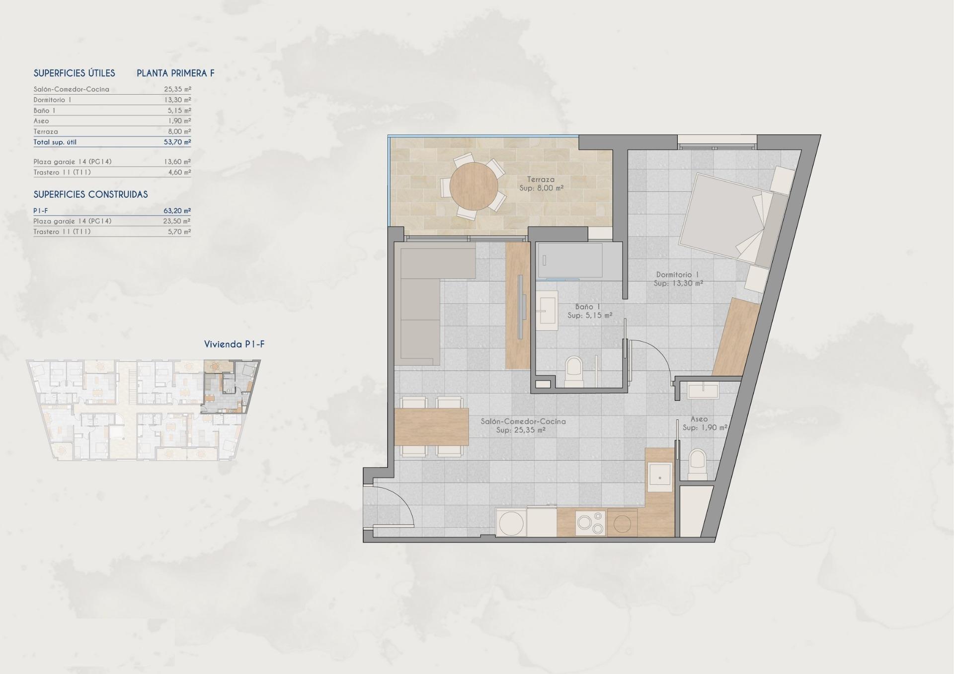 Apartamentos de nueva construcción en venta en Lo Pagan (San Pedro del Pinatar) cerca de la playa — 11