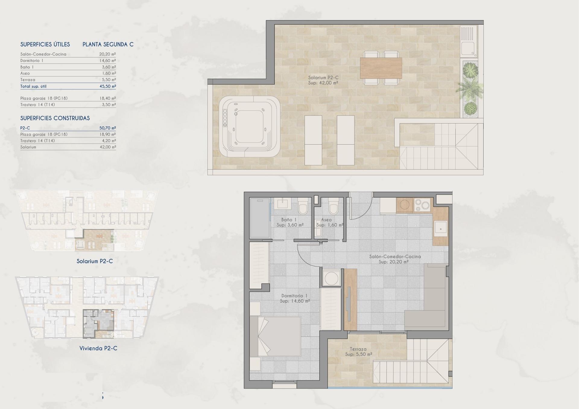Apartamentos de nueva construcción en venta en Lo Pagan (San Pedro del Pinatar) cerca de la playa — 11