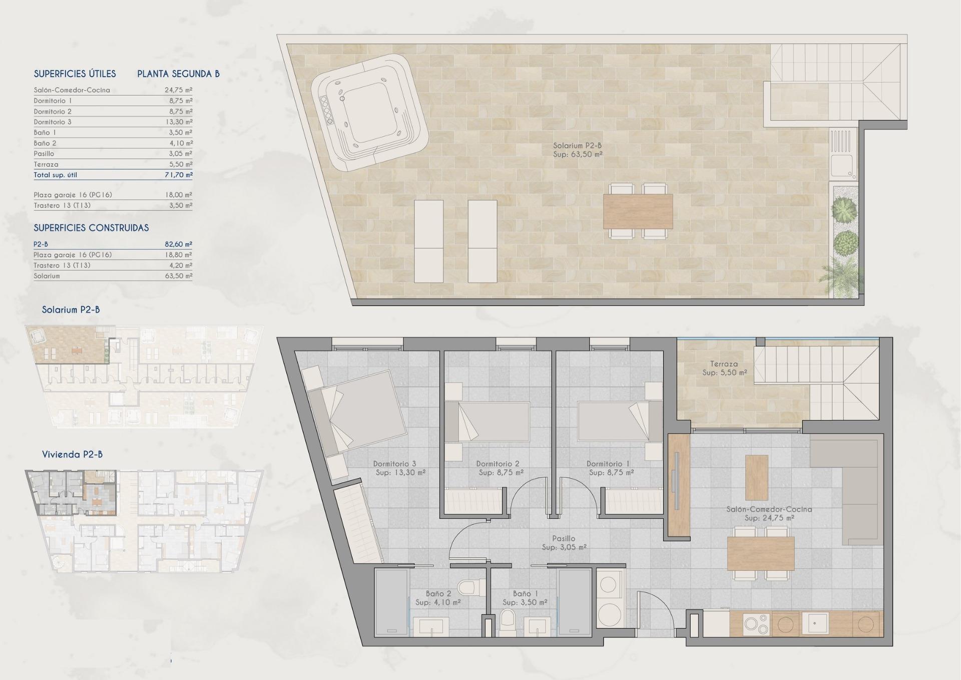 Apartamentos de nueva construcción en venta en Lo Pagan (San Pedro del Pinatar) cerca de la playa — 11