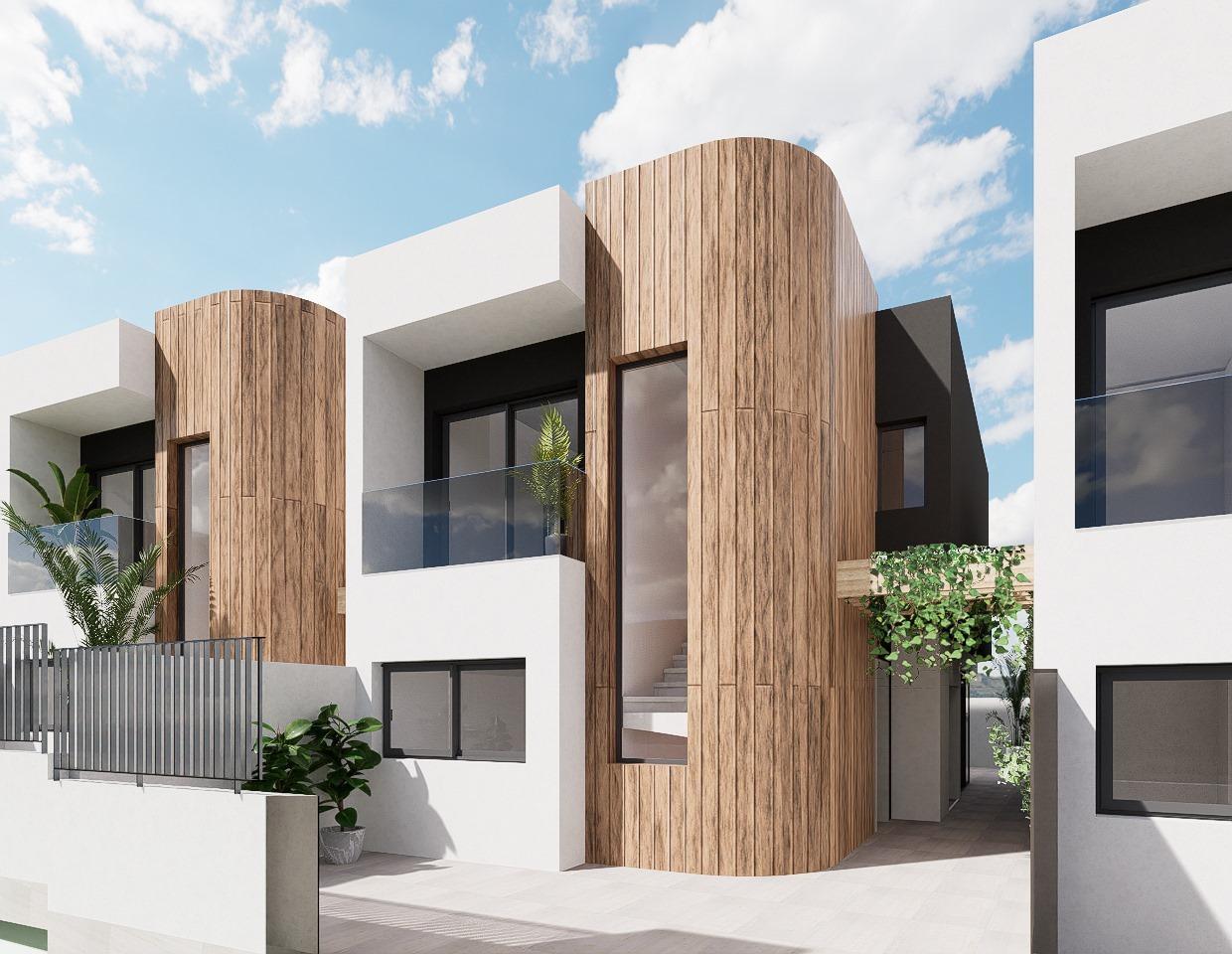 Nieuwbouwwoningen te koop in Aguilas Murcia Op slechts 500 m van het strand