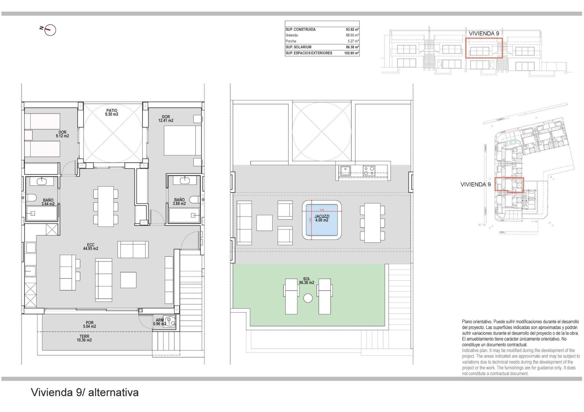 Bungalows neufs à vendre à Pilar de la Horadada, à 3 km de la plage — 15