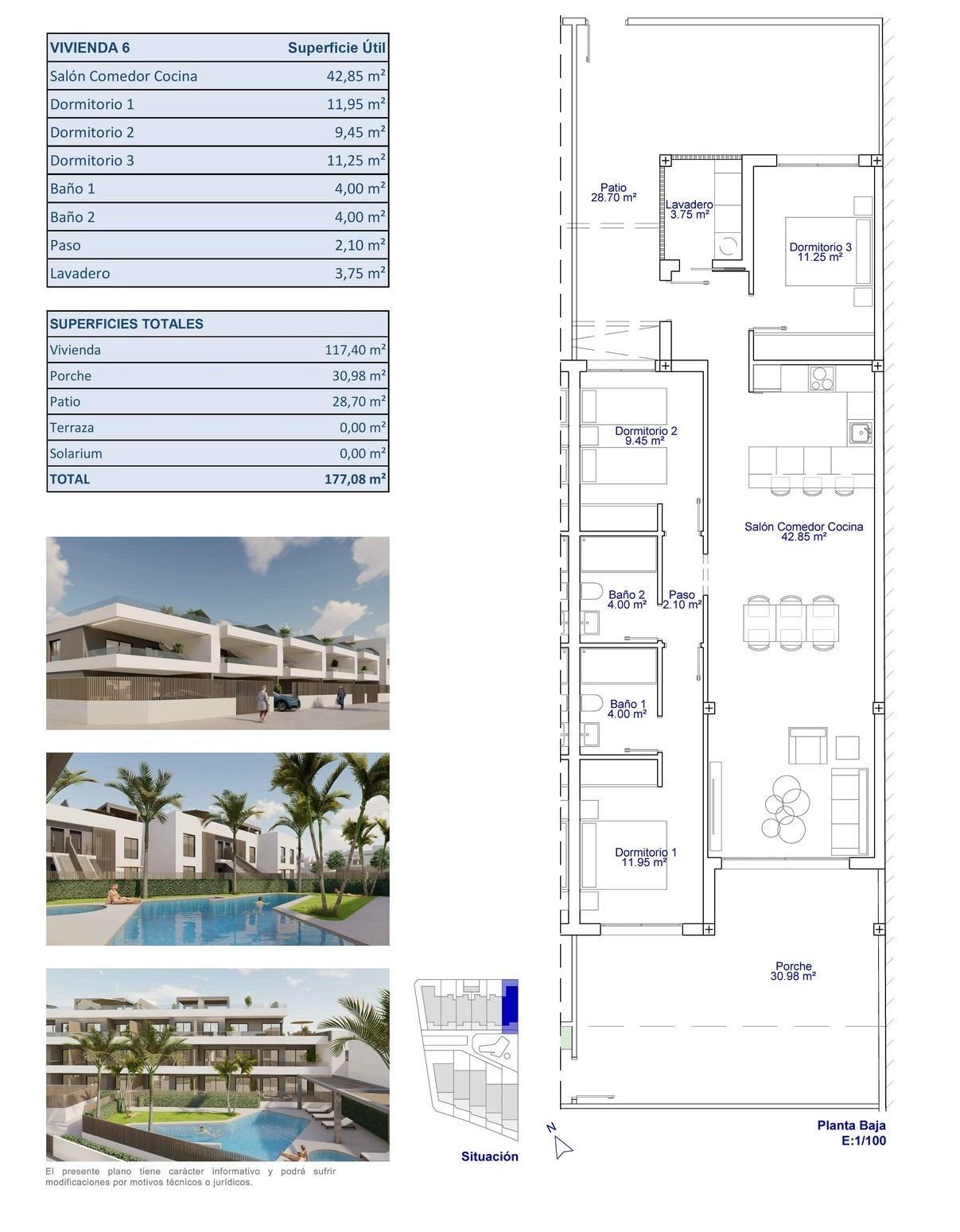 Nowe apartamenty i bungalowy na sprzedaż w Pilar de la Horadada w pobliżu plaży — 12