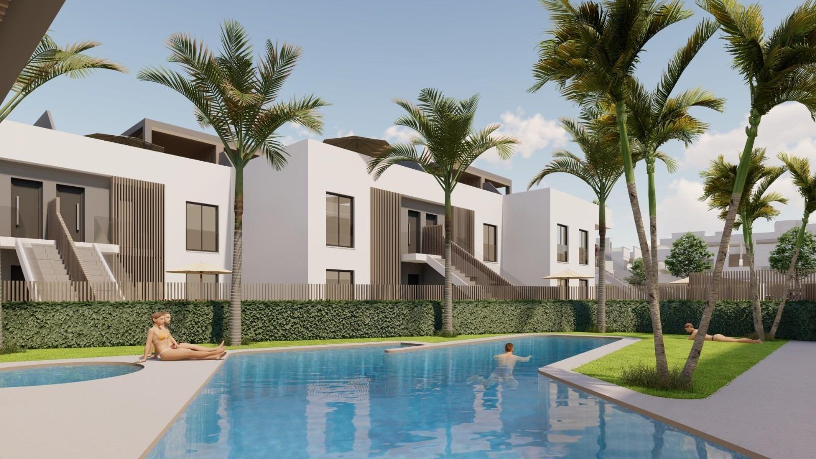 Nowe apartamenty i bungalowy na sprzedaż w Pilar de la Horadada w pobliżu plaży — 3