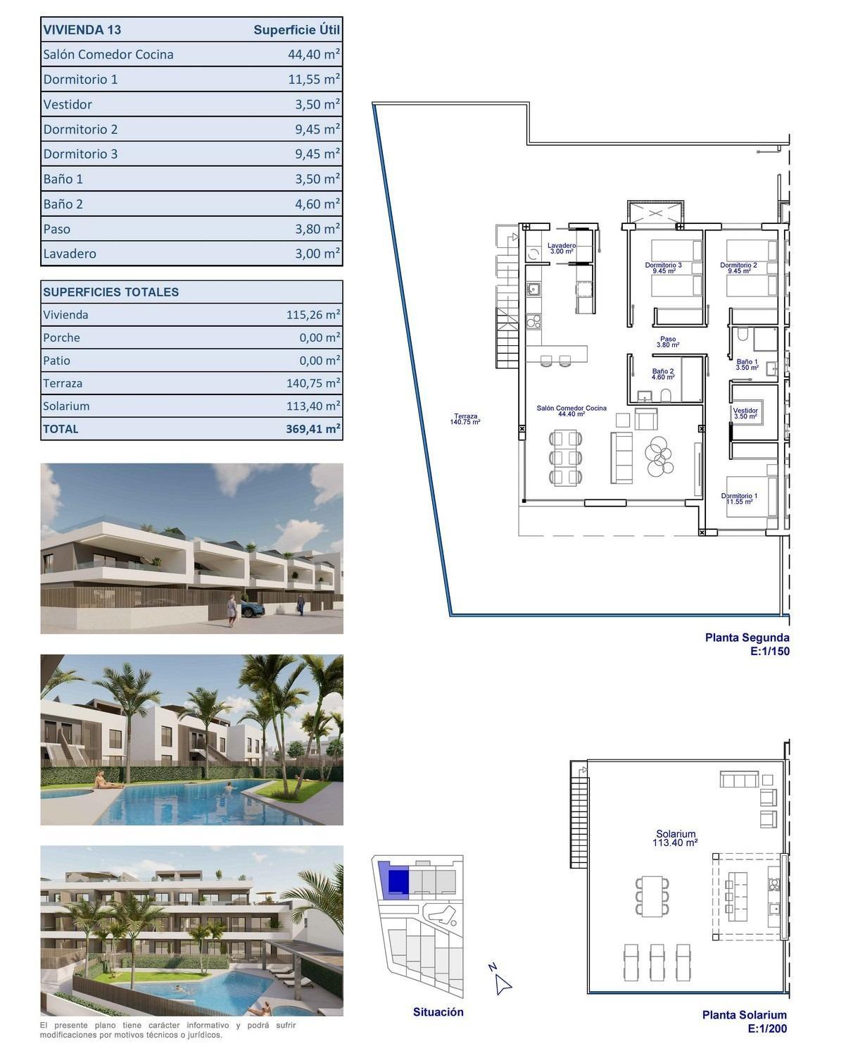 Nieuwbouwwoningen en bungalows te koop in Pilar de la Horadada, vlakbij het strand — 12