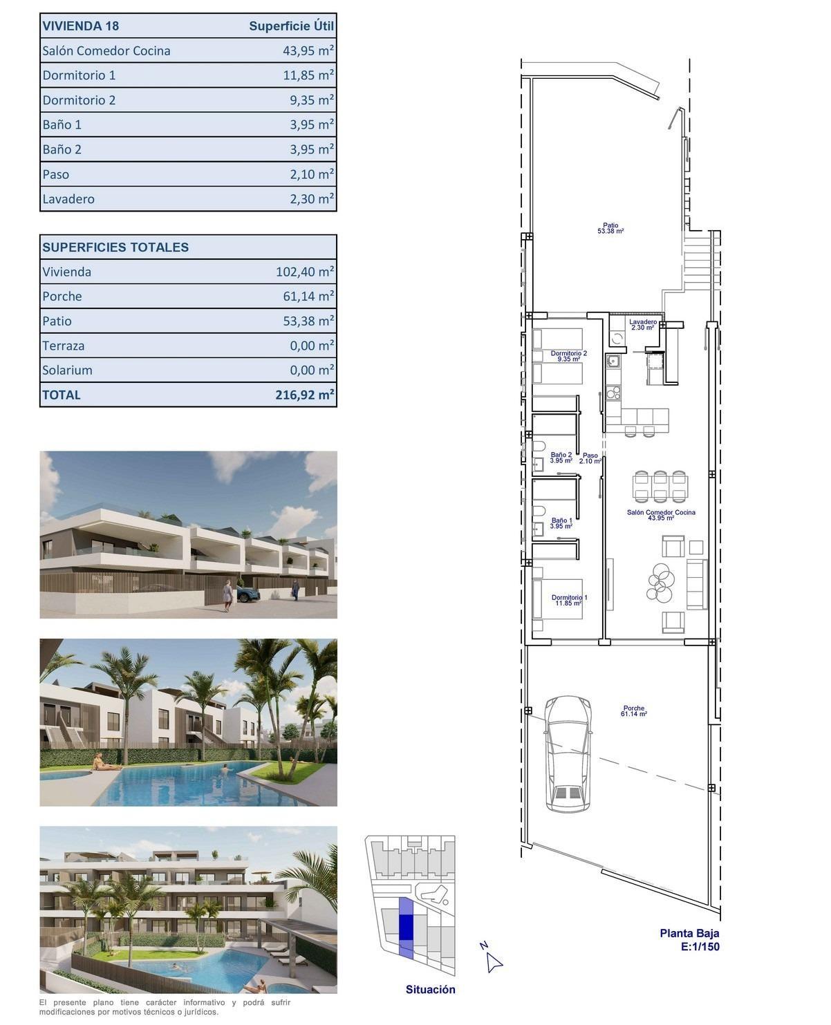 Nieuwbouwwoningen en bungalows te koop in Pilar de la Horadada, vlakbij het strand — 14