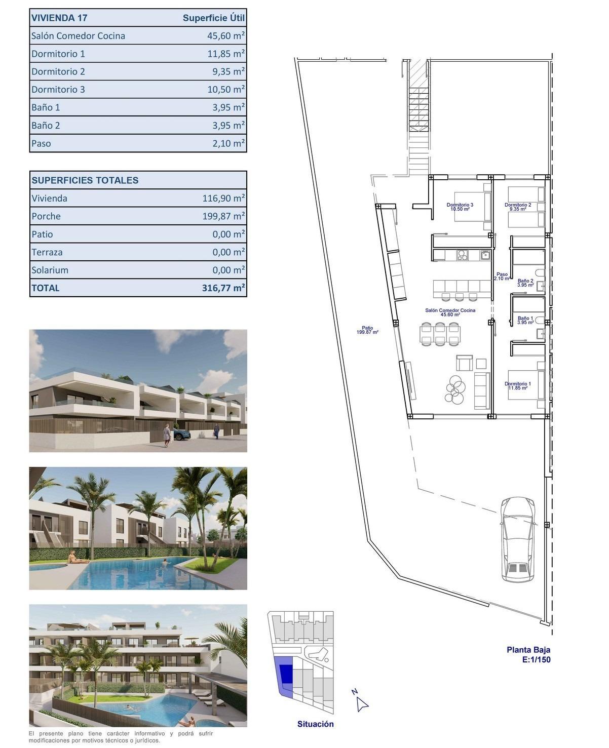 Nieuwbouwwoningen en bungalows te koop in Pilar de la Horadada, vlakbij het strand — 14