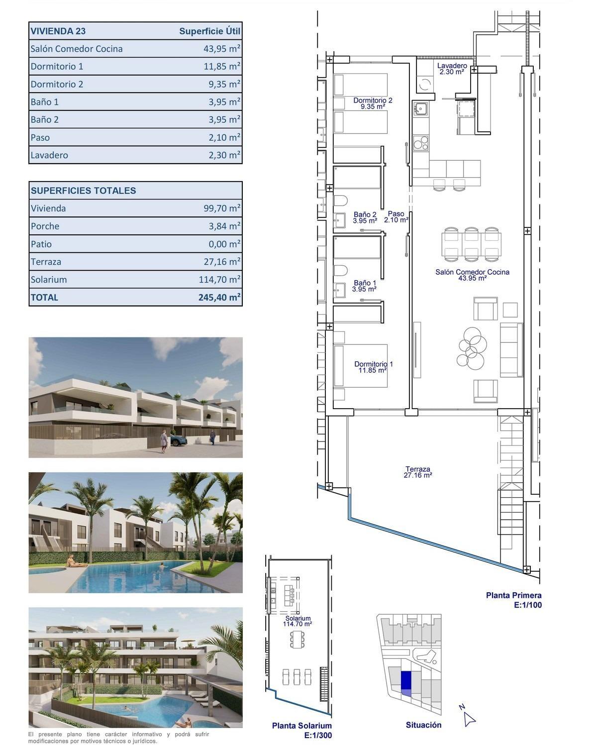 Nieuwbouwwoningen en bungalows te koop in Pilar de la Horadada, vlakbij het strand — 14