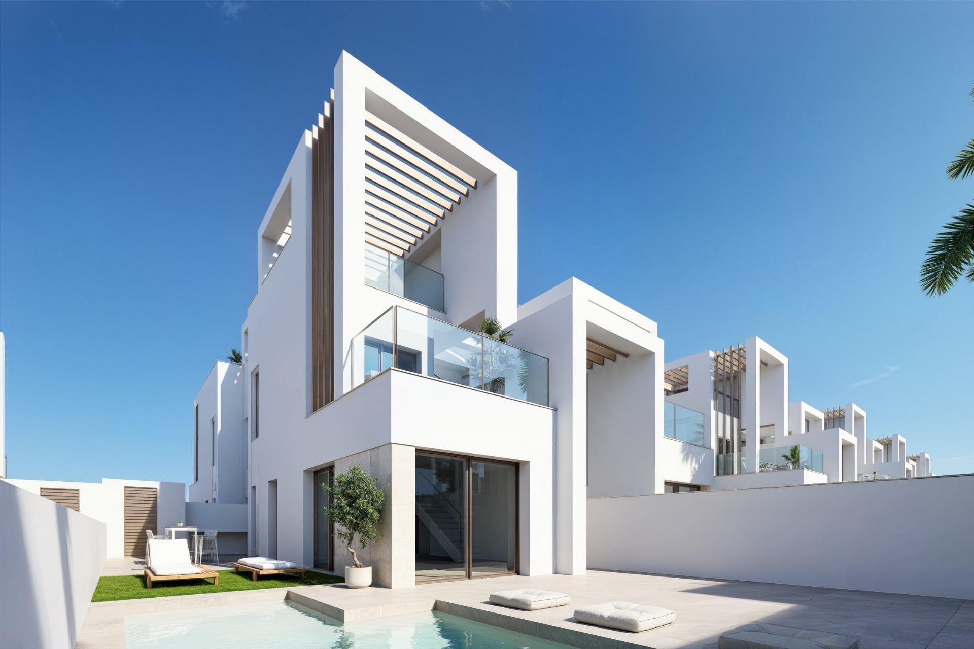 New Build Villas with Private Pool at Serena Golf-Los Alcazares — 2