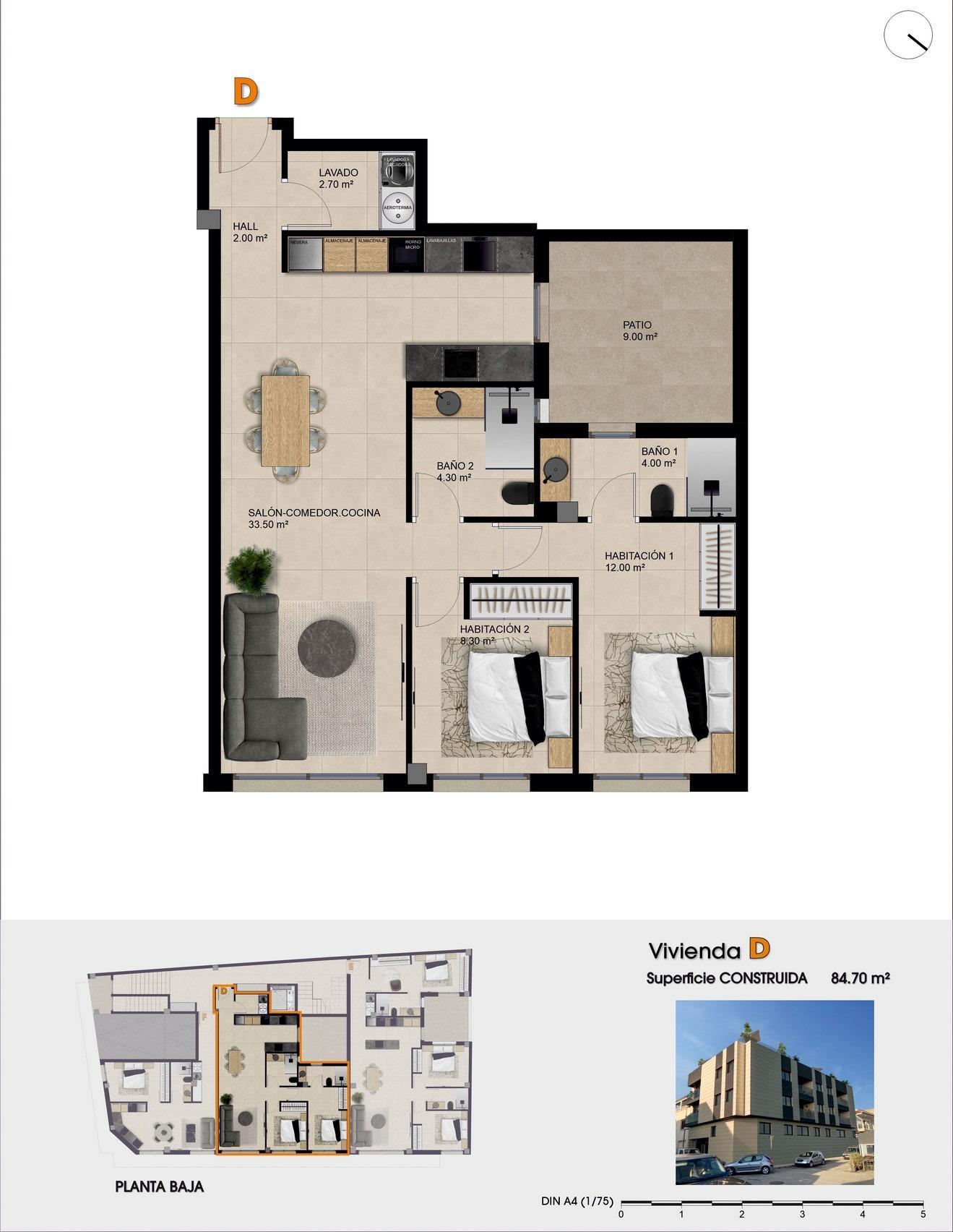 Appartements neufs à vendre à Catral Alicante avec piscine sur le toit — 7