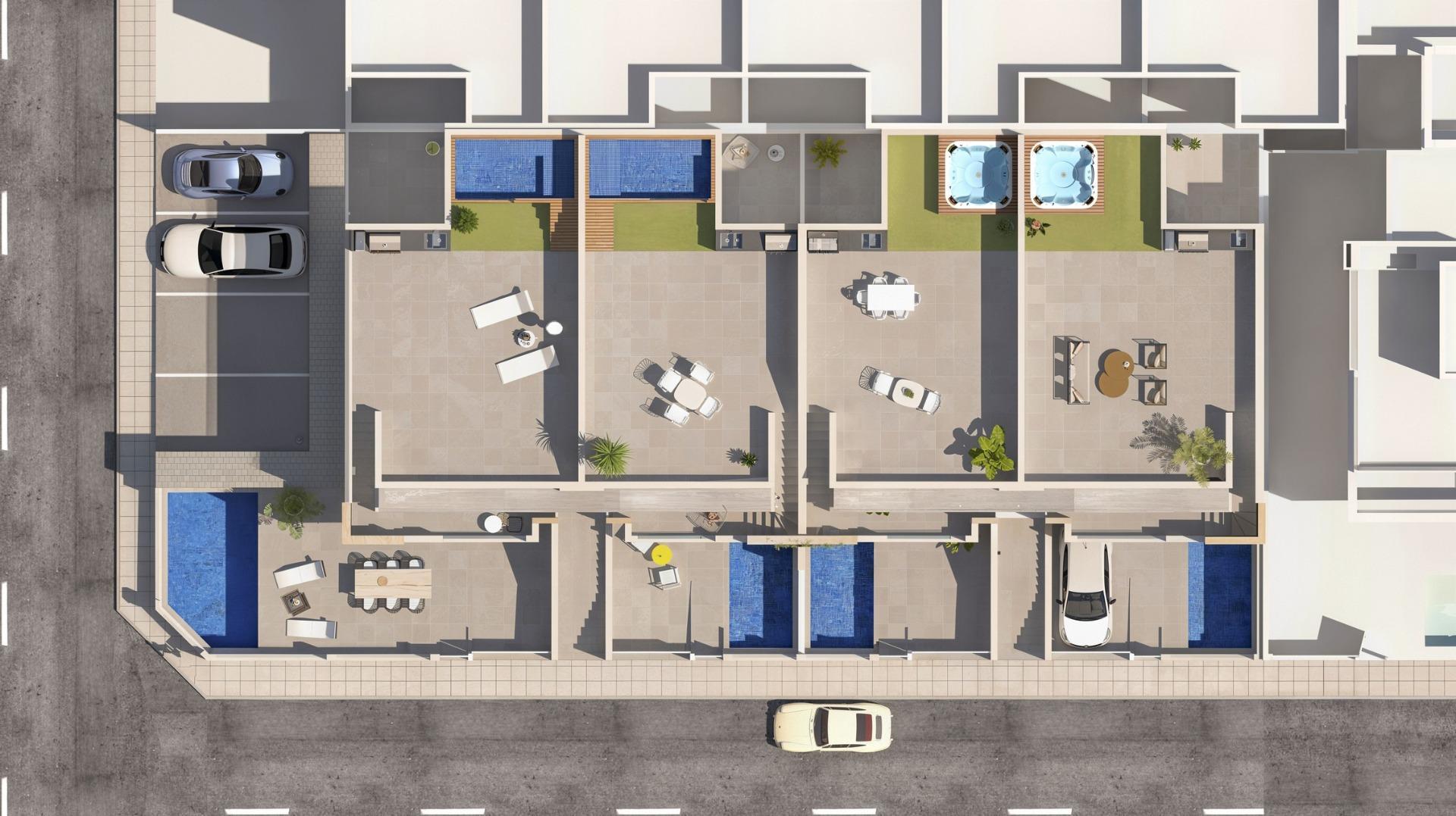 Moderne nieuwbouwwoningen te koop in San Pedro del Pinatar, vlakbij het strand — 2