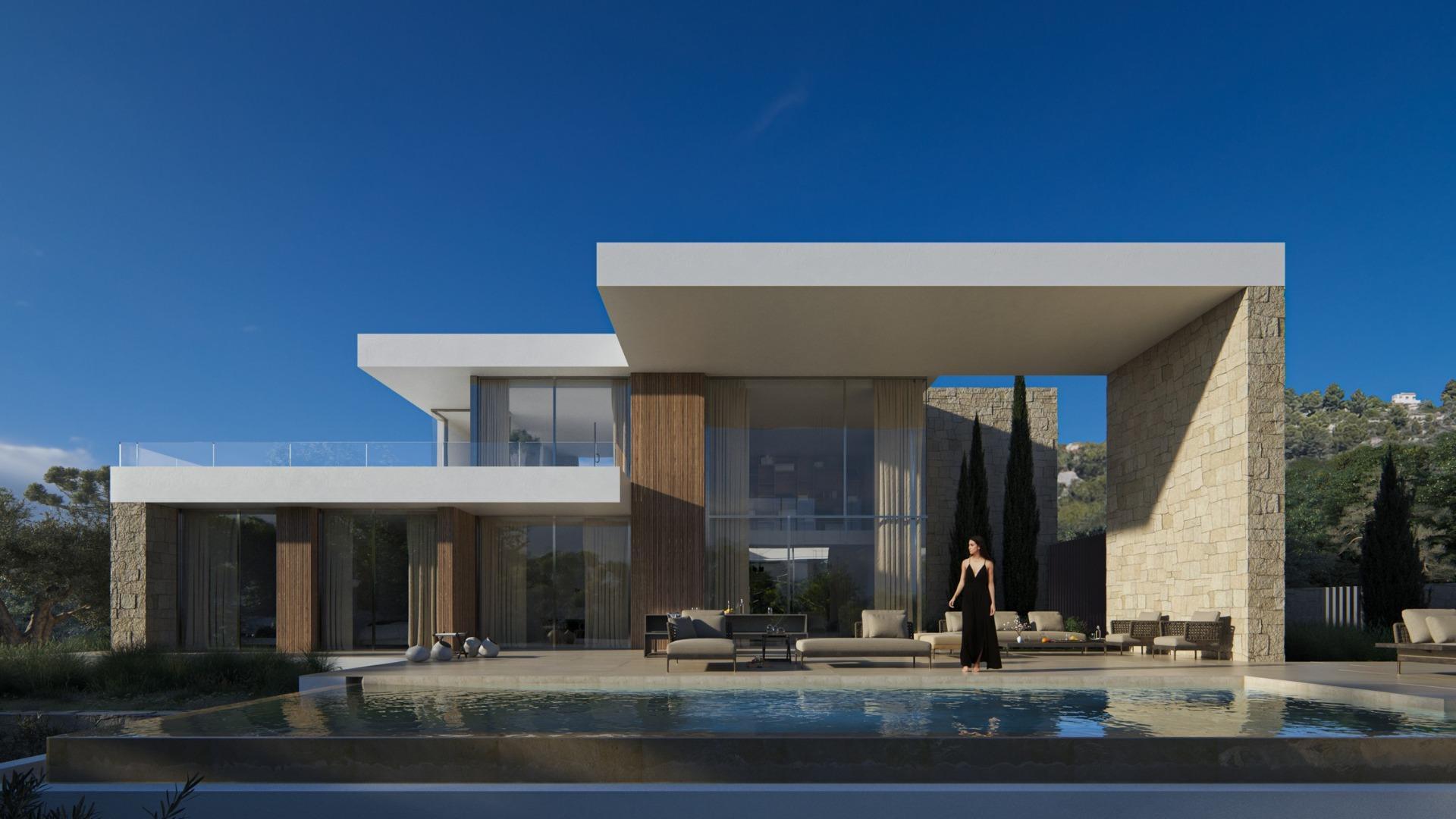 Luxury Contemporary Villa with Sea Views in Benimeit Moraira