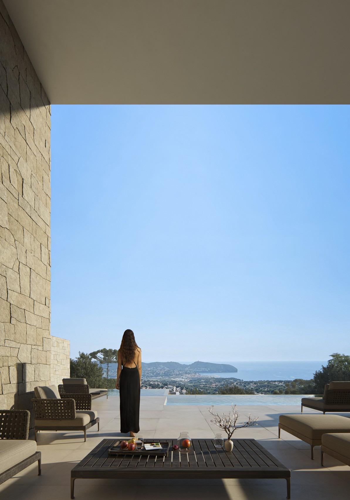 Luxe moderne villa met uitzicht op zee in Benimeit, Moraira — 6