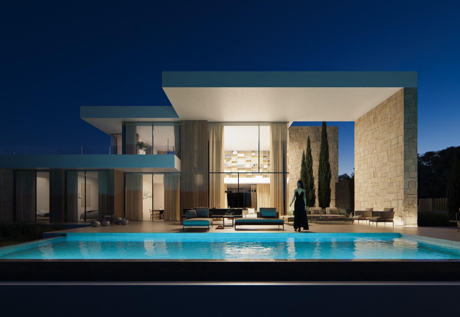 Luxe moderne villa met uitzicht op zee in Benimeit, Moraira — 7