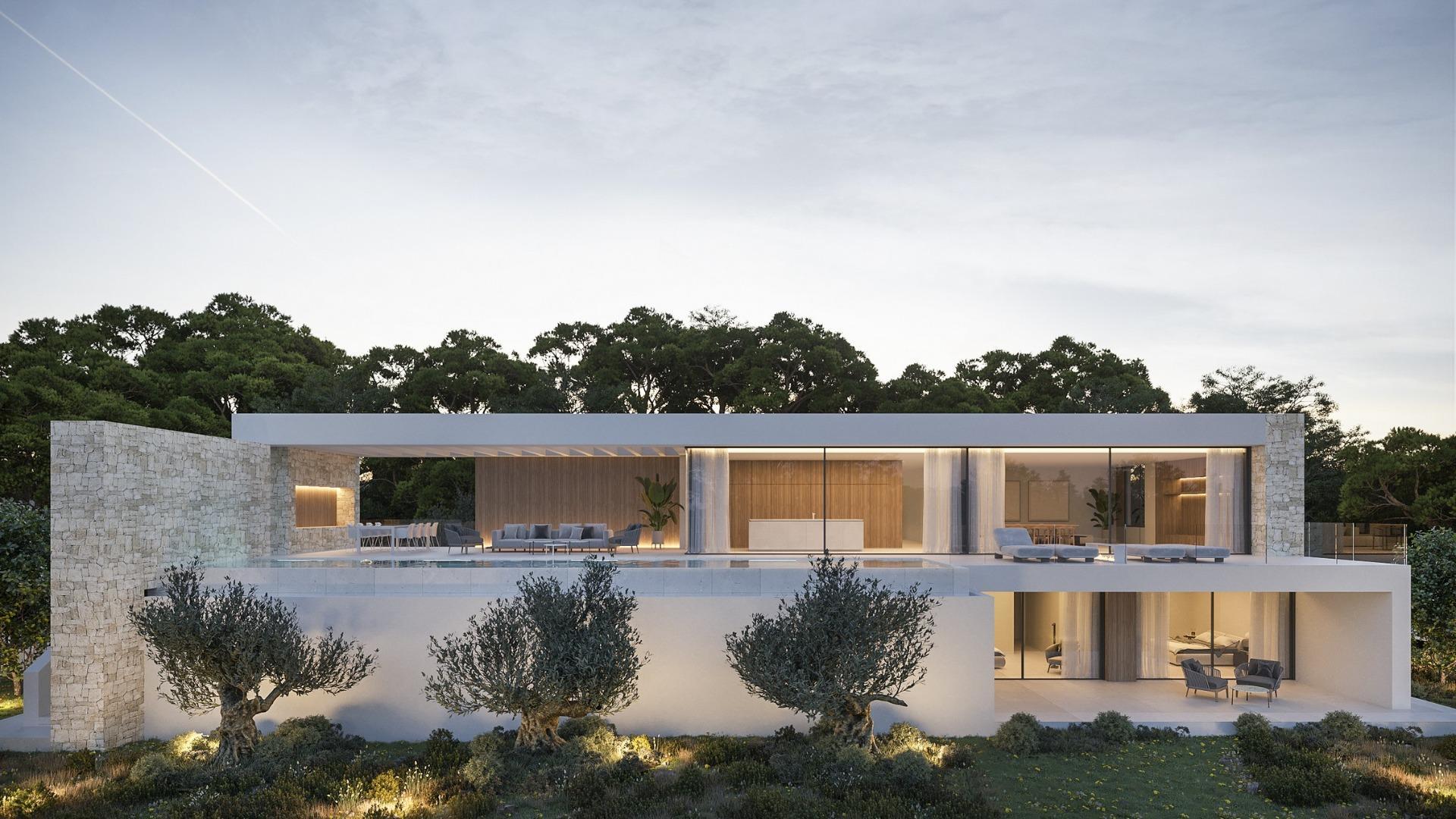 Villas de lujo de nueva construcción en venta en Moraira-Teulada, cerca del mar — 2