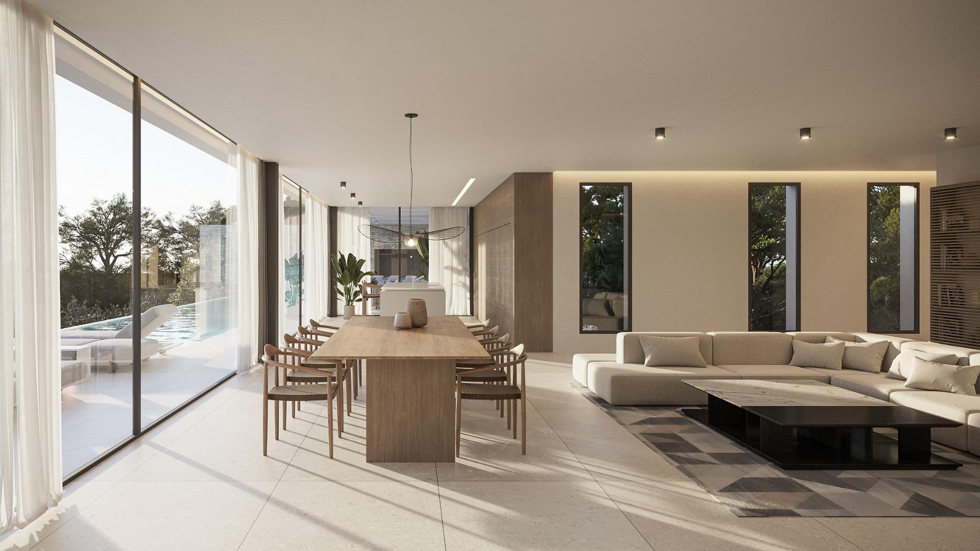 Villas de lujo de nueva construcción en venta en Moraira-Teulada, cerca del mar — 4