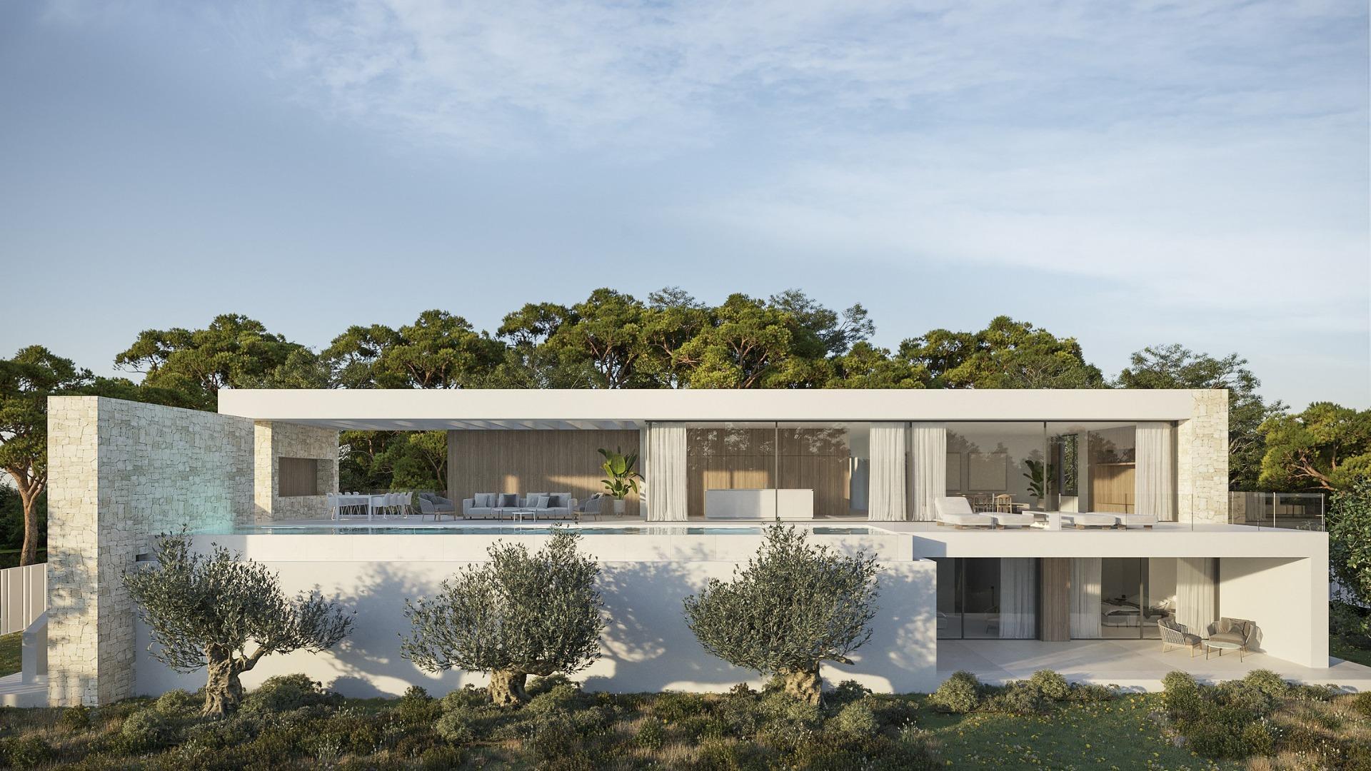 Villas de lujo de nueva construcción en venta en Moraira-Teulada, cerca del mar — 9