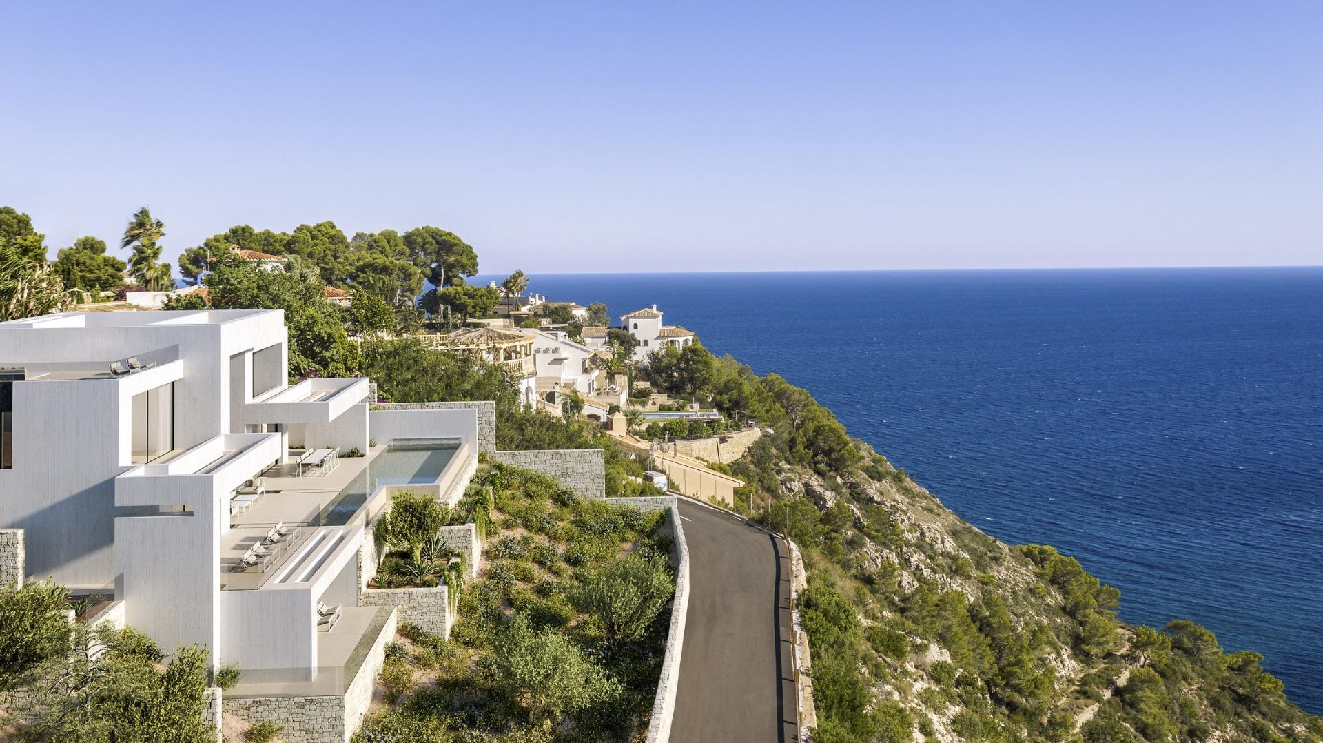 Villa de lujo de nueva construcción con vistas al mar cerca de la playa de Granadella, en Jávea