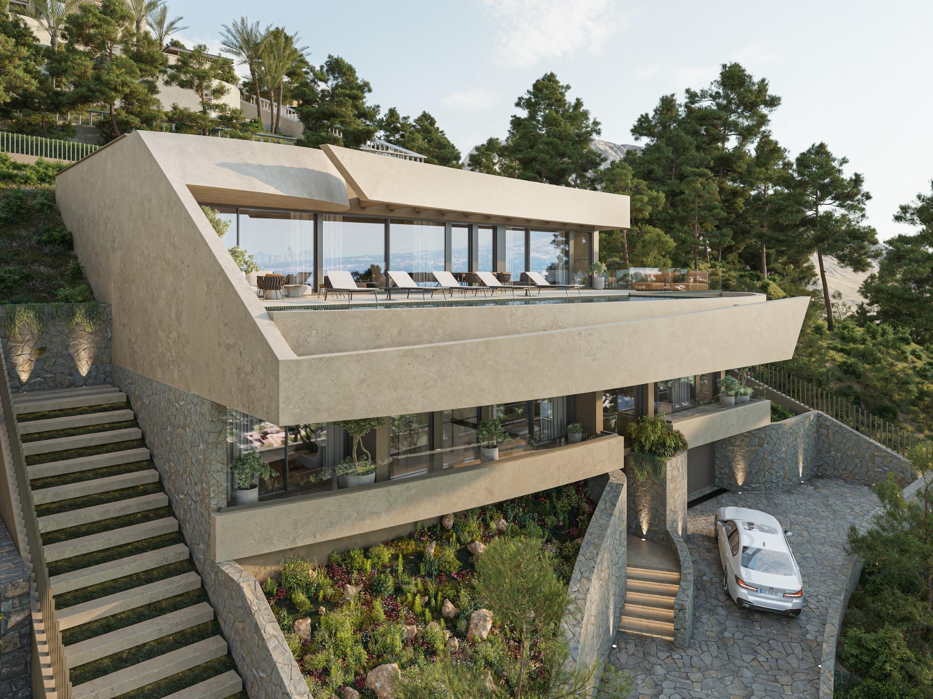 Contemporary Luxury Villa with Panoramic Sea Views in Altea Hills, Costa Blanca North — 2