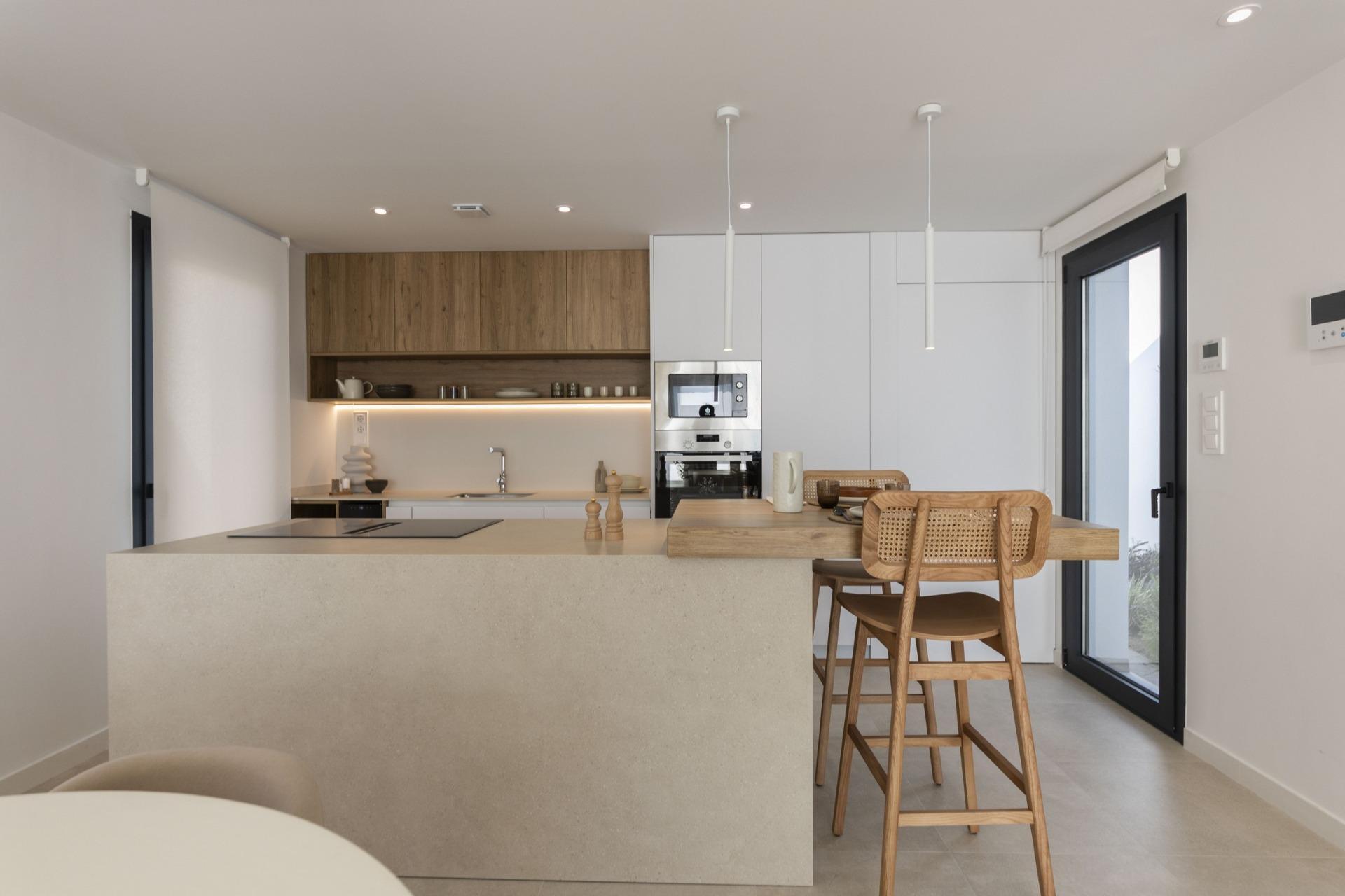 Villas de nueva construcción en Altaona Golf Resort, Murcia, con piscina privada y vistas a la montaña — 11